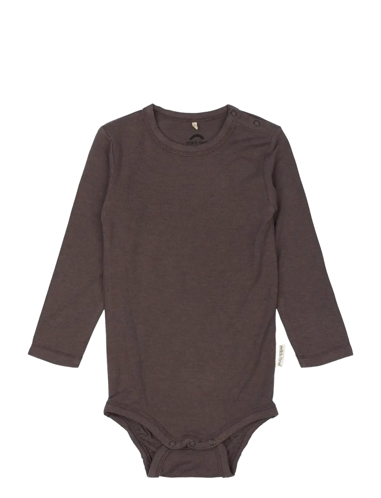 mikk-line - Wool/Bamboo LS Body - langärmelige bodys - sparrow - 0