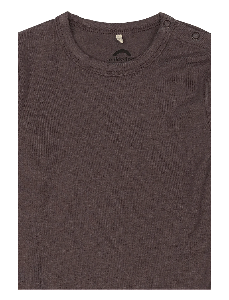 mikk-line - Wool/Bamboo LS Body - langärmelige bodys - sparrow - 2