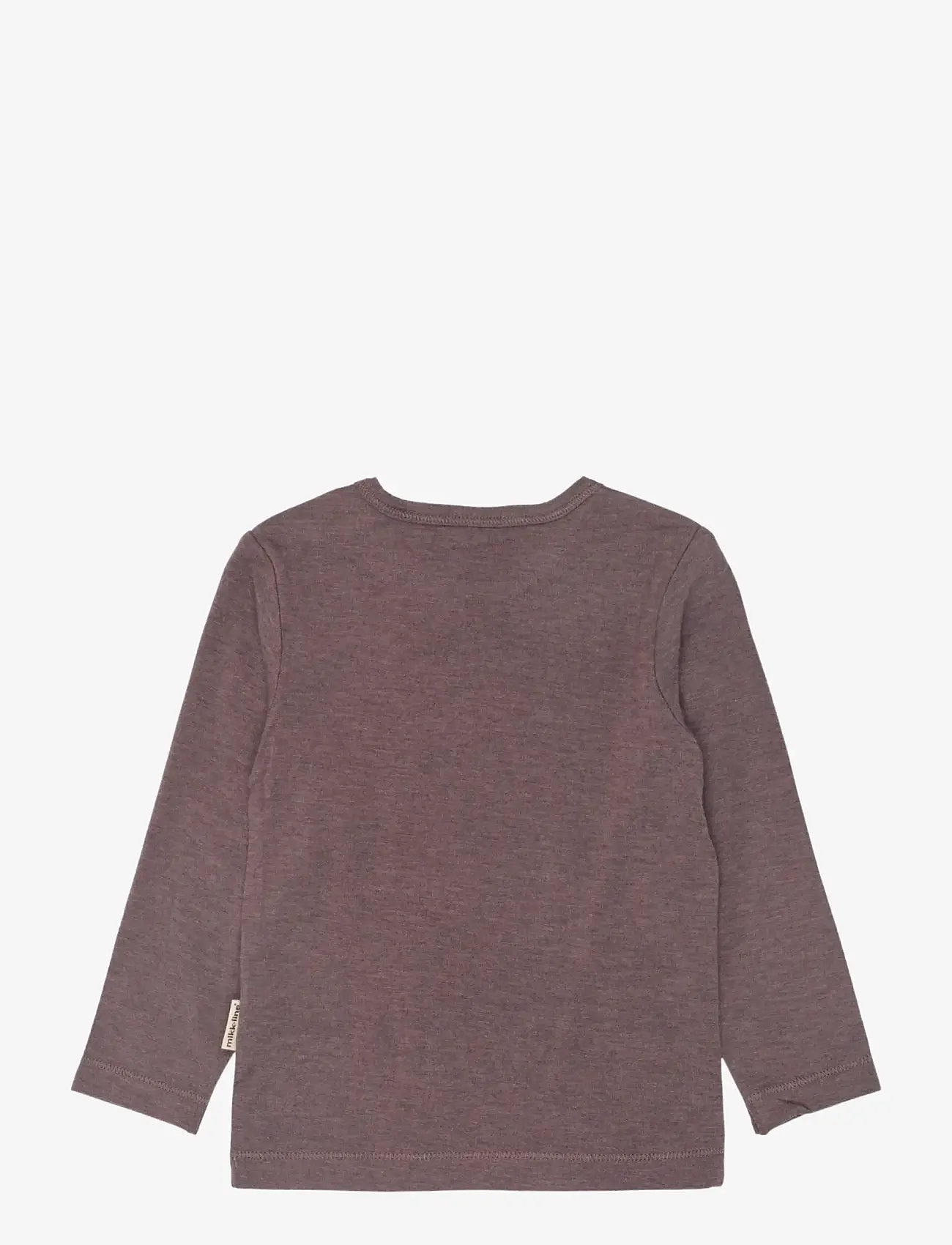 mikk-line - Wool/Bamboo LS Top - efterårstøj - sparrow - 1