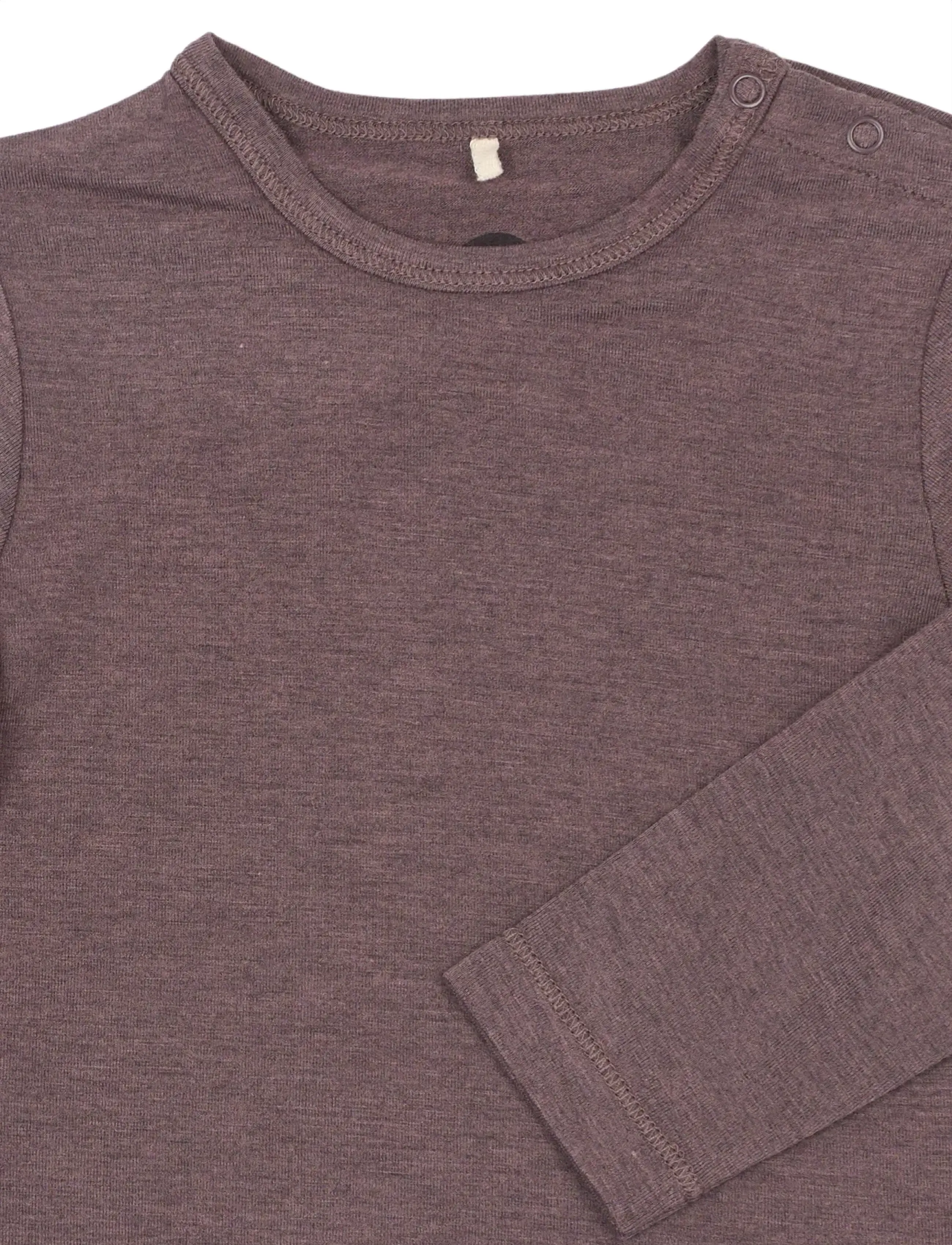 mikk-line - Wool/Bamboo LS Top - pikkade varrukatega t-särgid - sparrow - 2