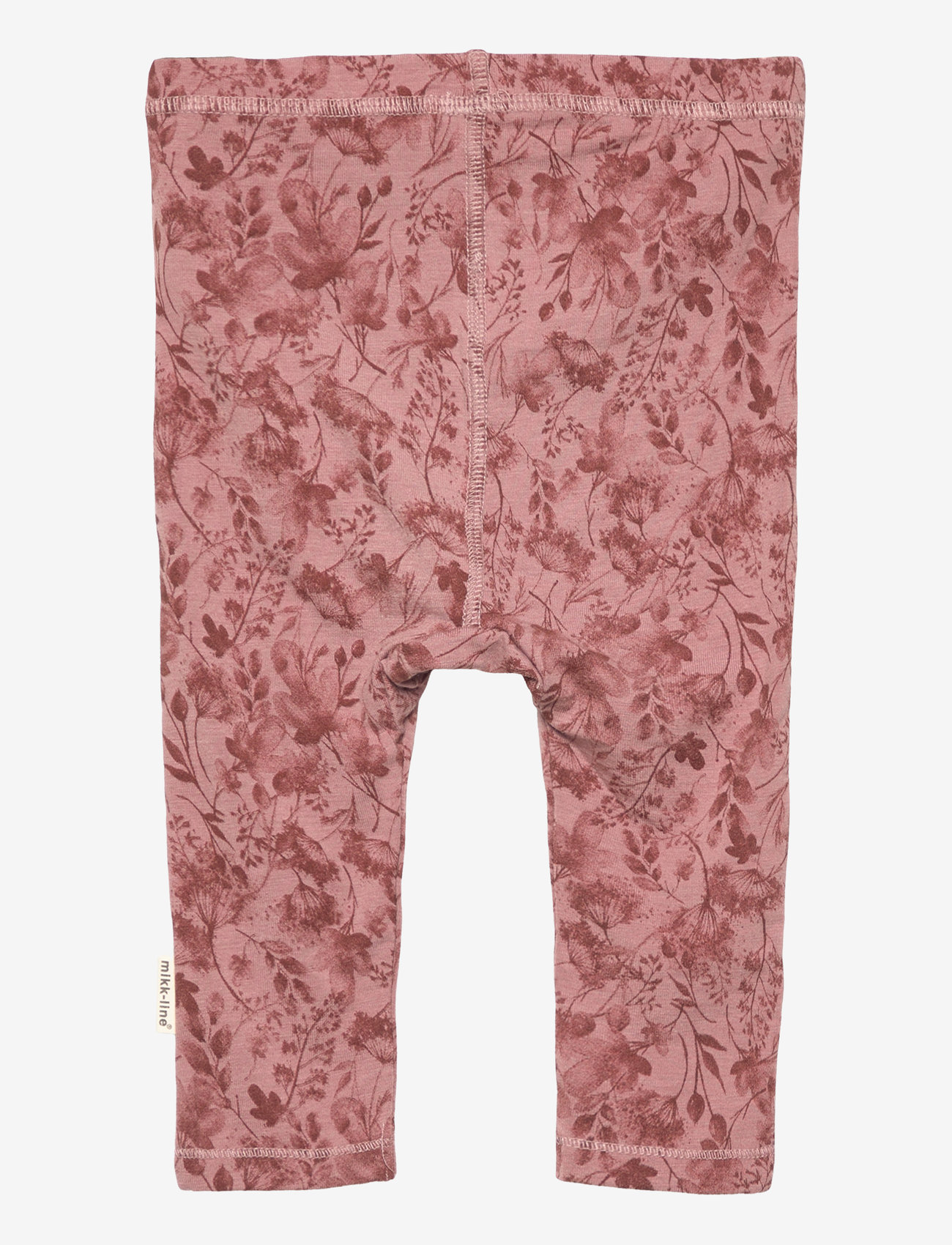 mikk-line - Wool/Bamboo Legging AOP - burlwood - 1