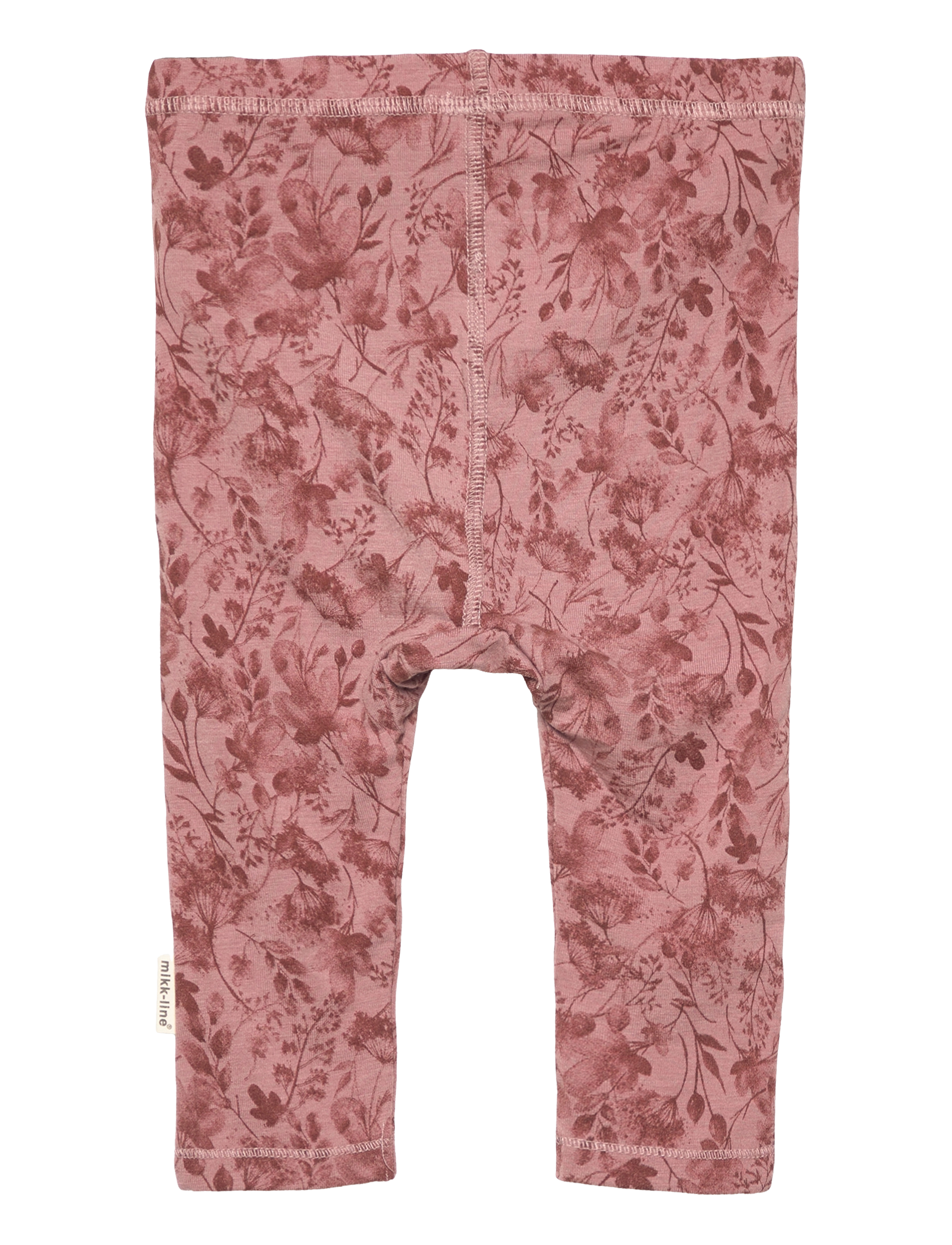 mikk-line - Wool/Bamboo Legging AOP - burlwood - 1