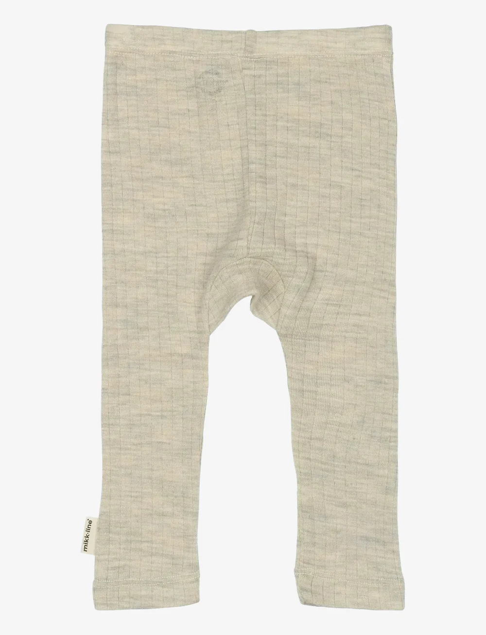 mikk-line - Merino Wool Legging - leggings - melange offwhite - 1