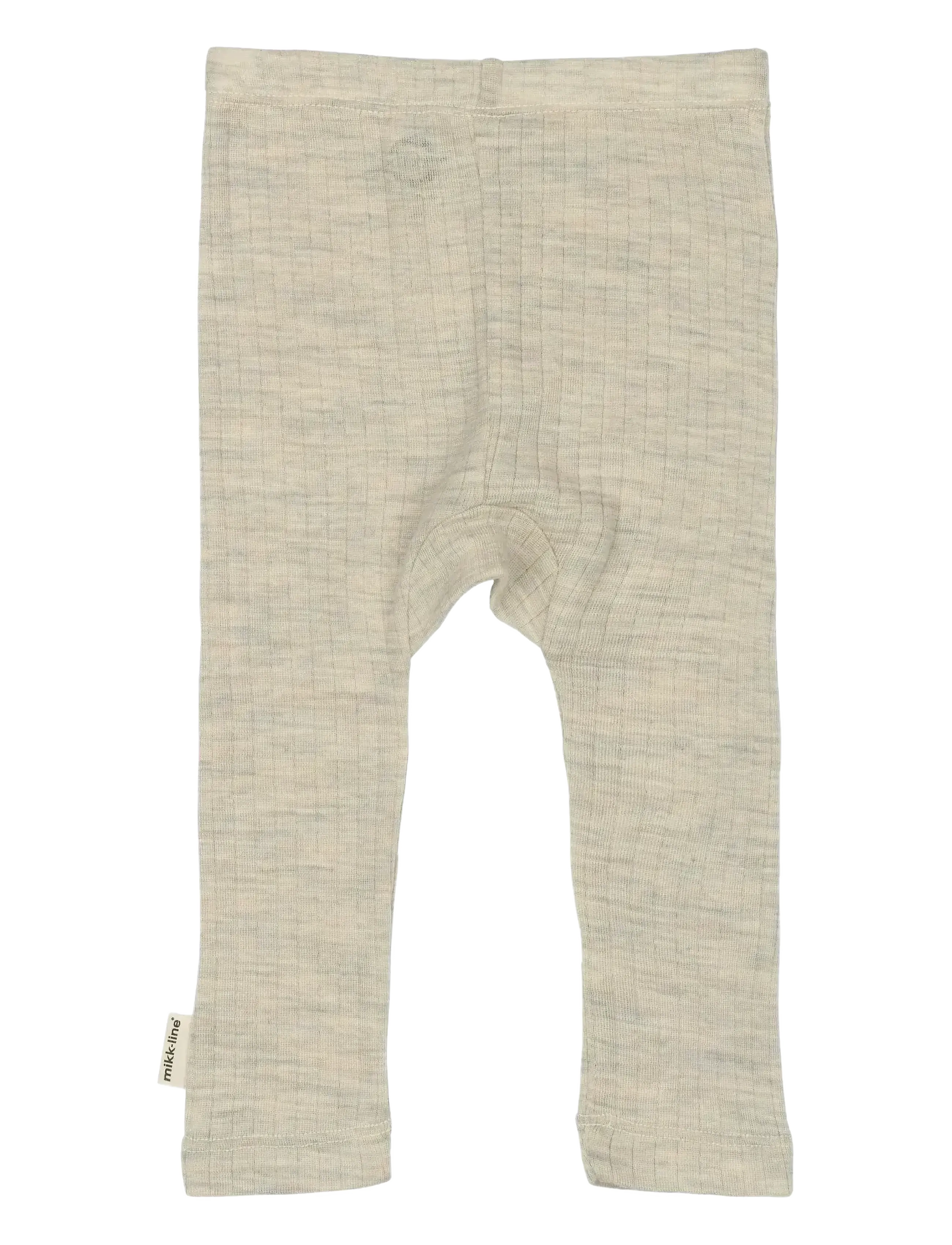 mikk-line - Merino Wool Legging - leggings - melange offwhite - 2