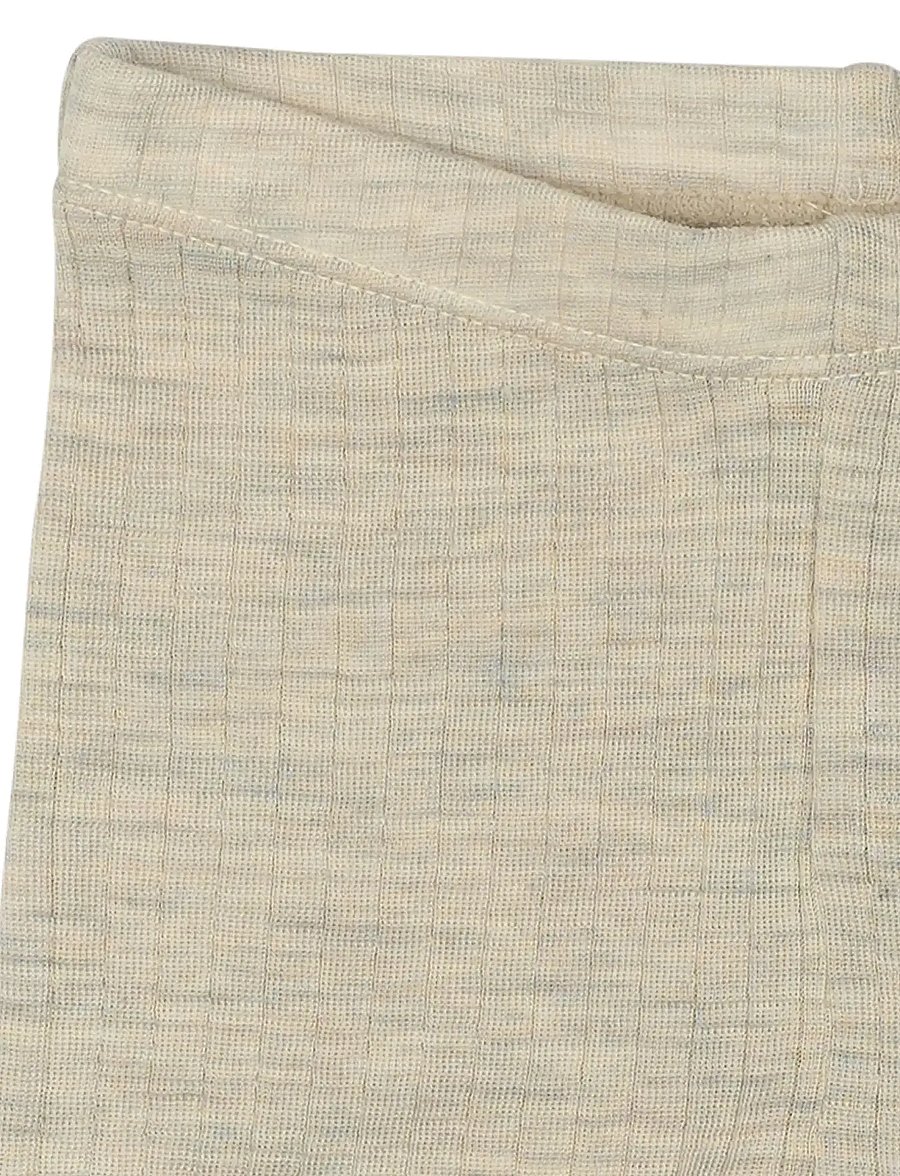 mikk-line - Merino Wool Legging - leggings - melange offwhite - 3