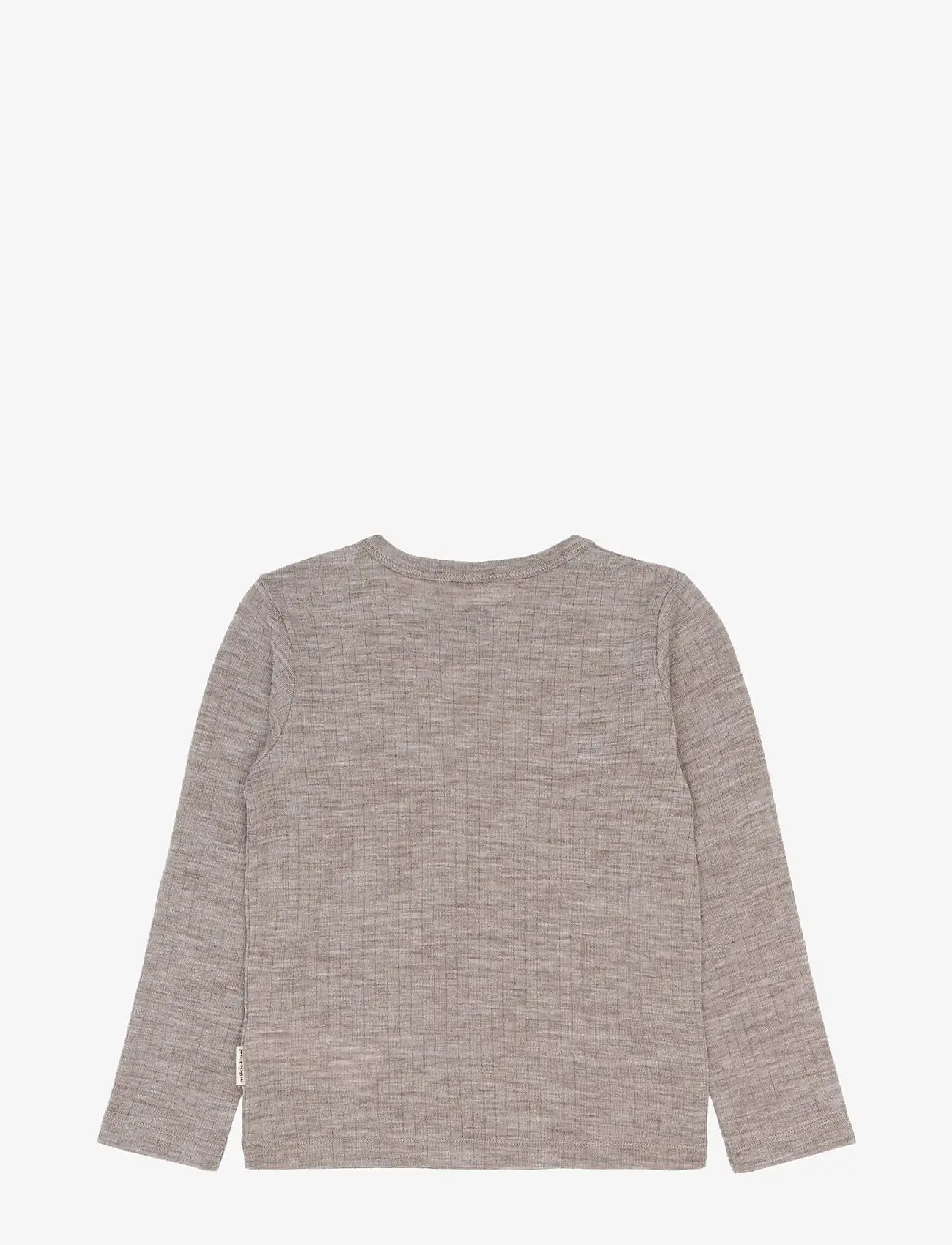 mikk-line - Merino Wool LS Top - autumn clothing - melange denver - 1
