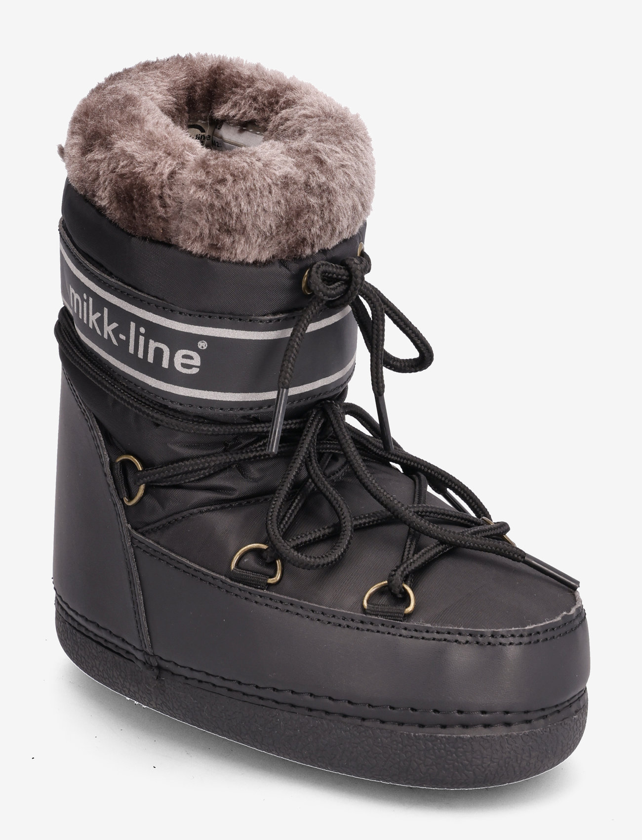 mikk-line - Snow Boot - fall shoes - black - 0