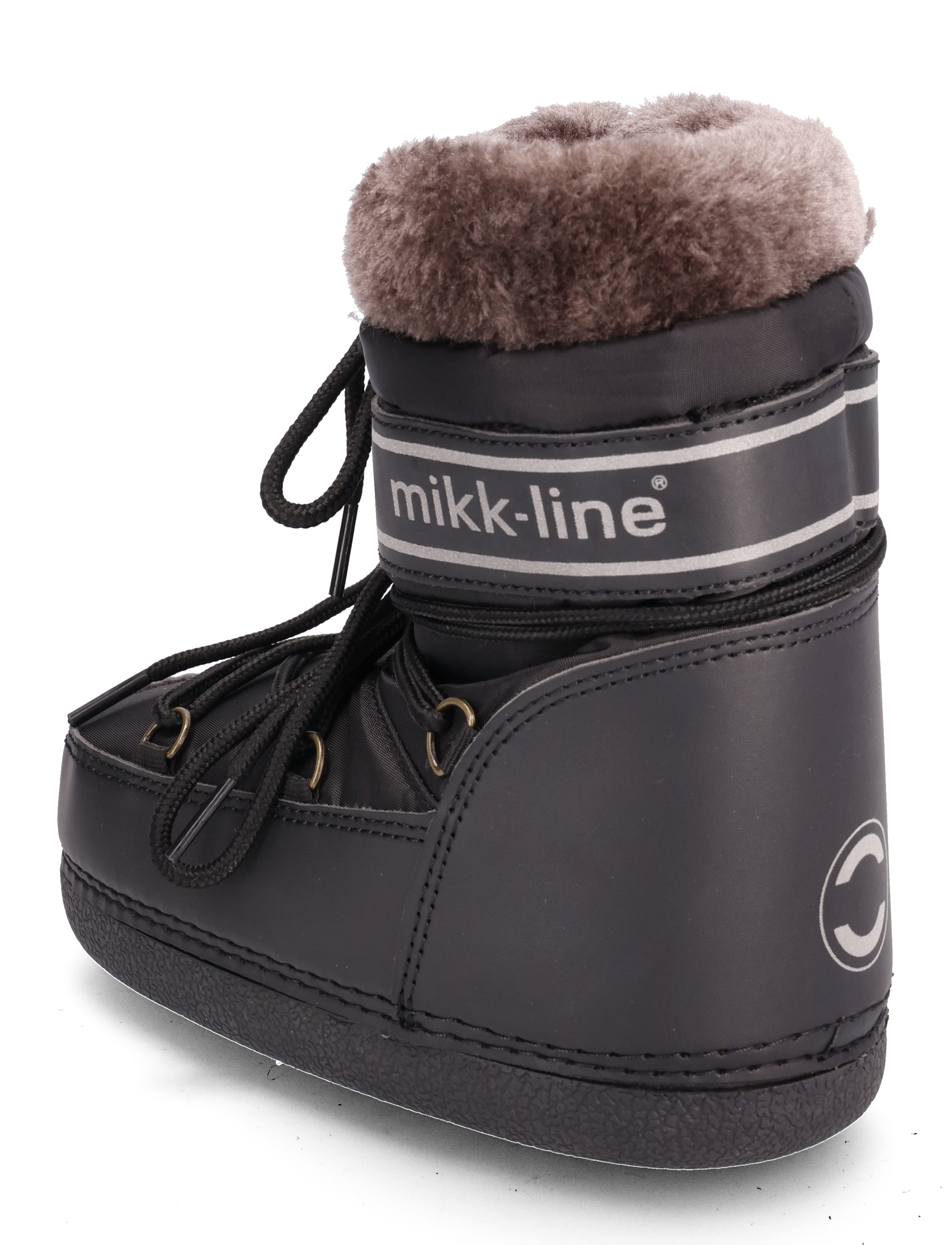 mikk-line - Snow Boot - höstskor - black - 2