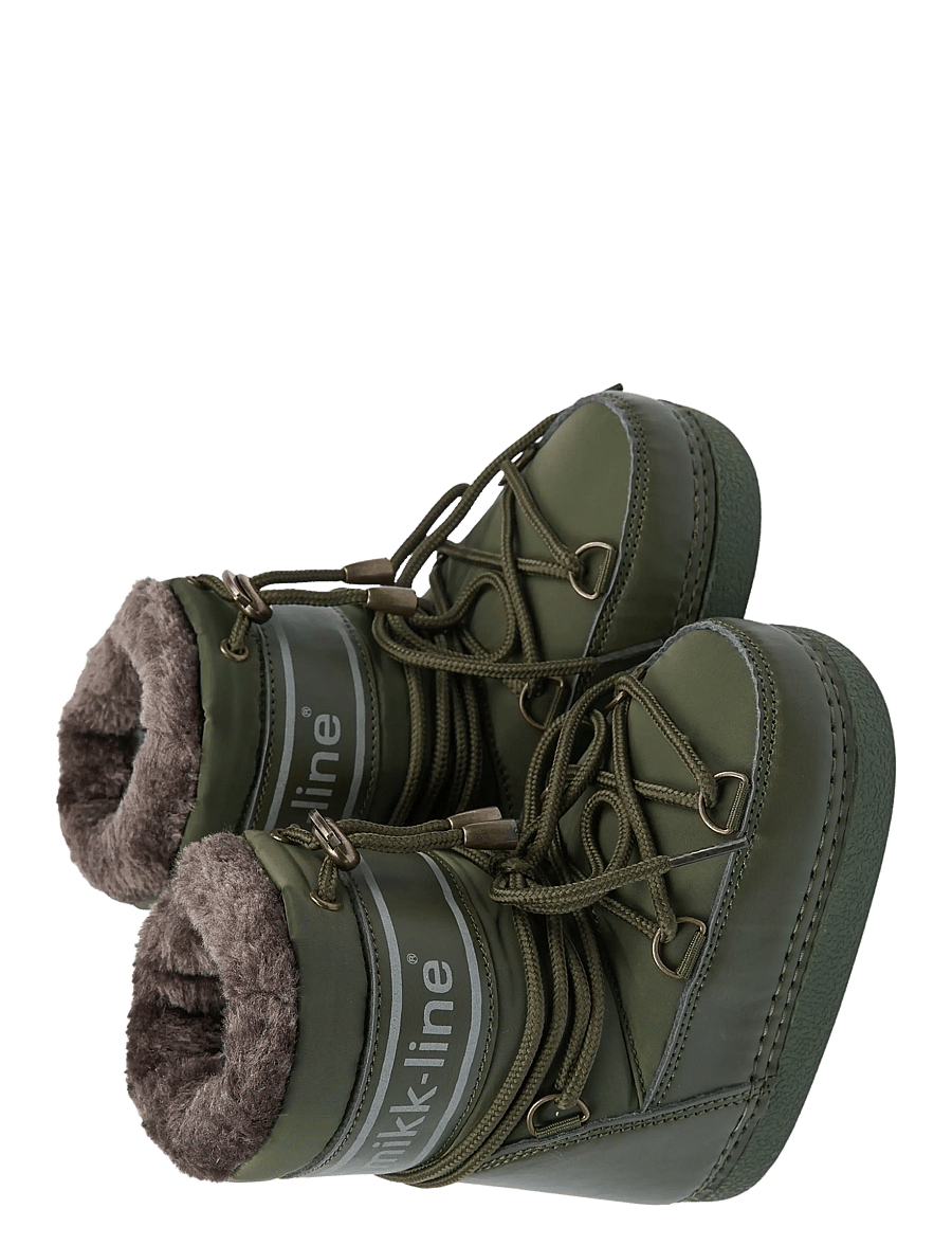 mikk-line - Snow Boot - winterstiefel - dusty olive - 0