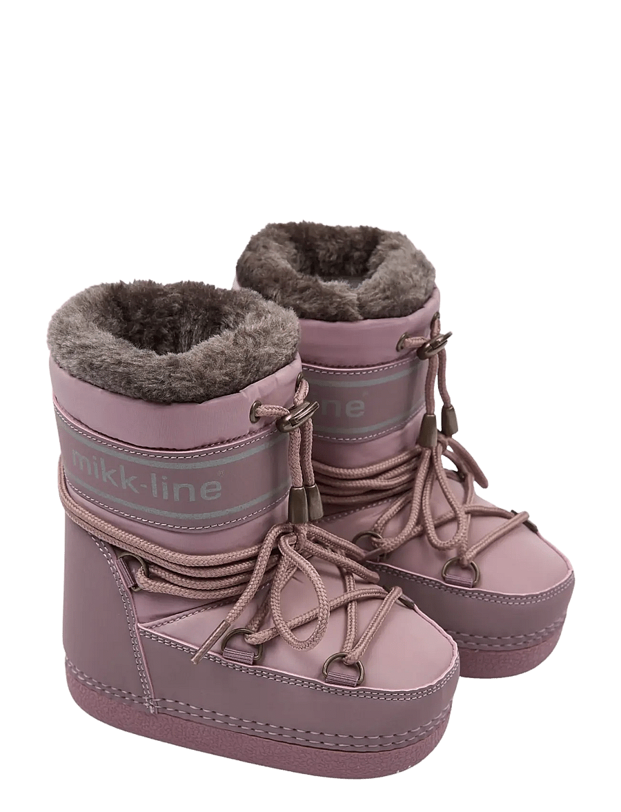 mikk-line - Snow Boot - vinterstøvler - twilight mauve - 0