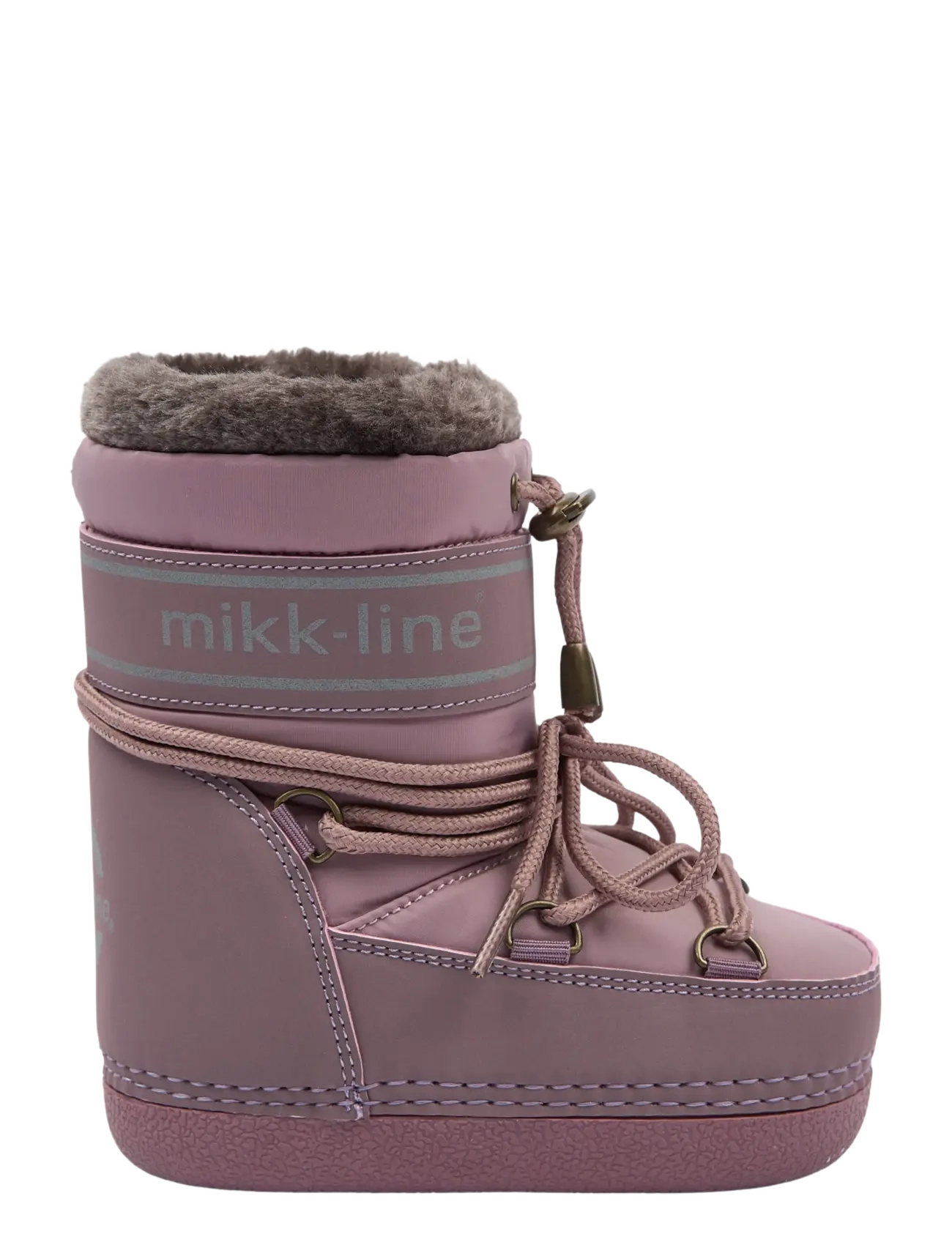 mikk-line - Snow Boot - vinterstøvler - twilight mauve - 1