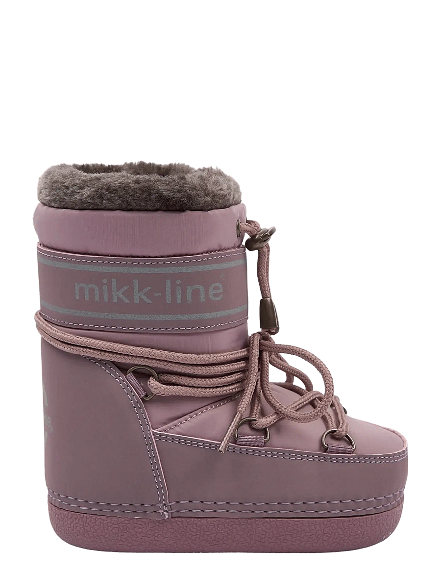mikk-line - Snow Boot - vinterstøvler - twilight mauve - 1
