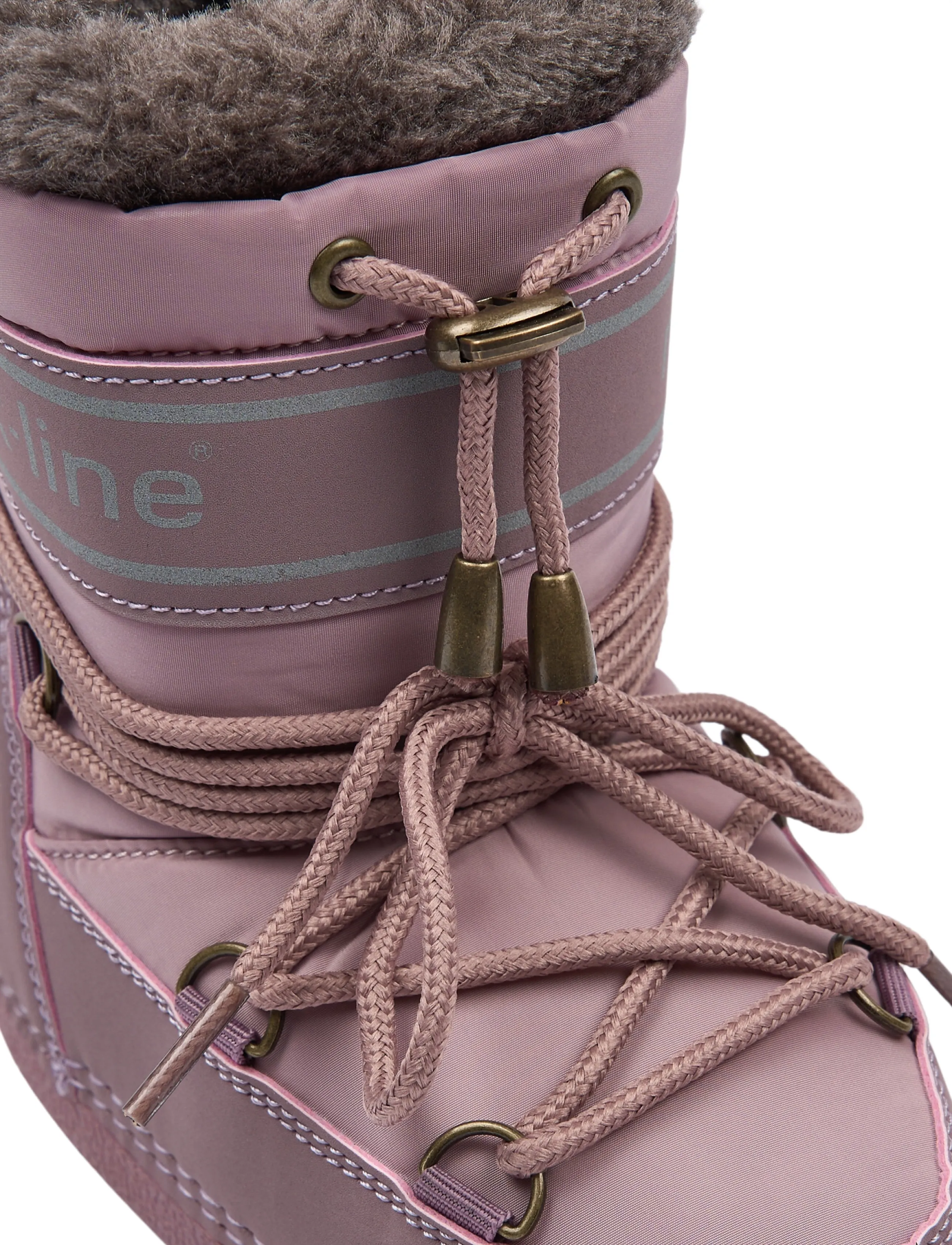mikk-line - Snow Boot - vinterstøvler - twilight mauve - 4