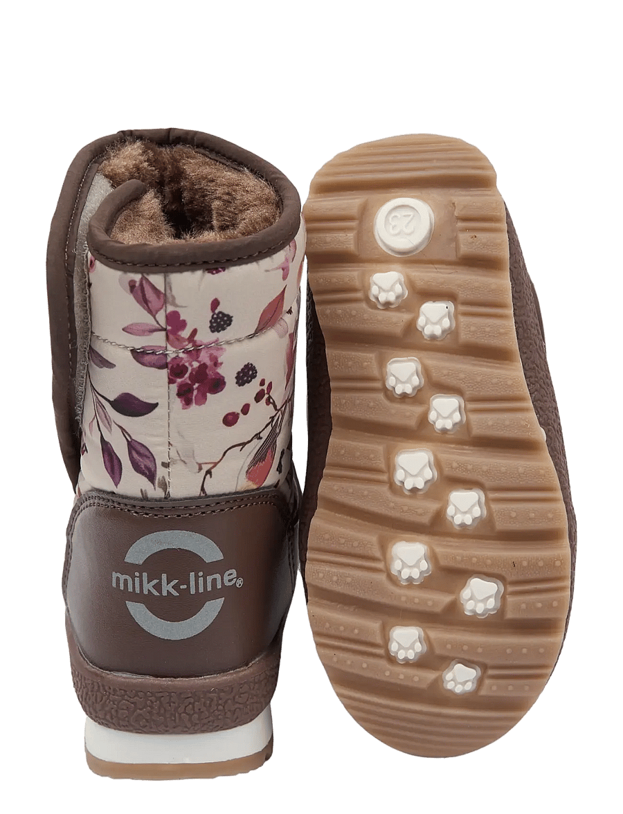 mikk-line - Winter Boot Padded - winterstiefel - berries & birds aop - 2