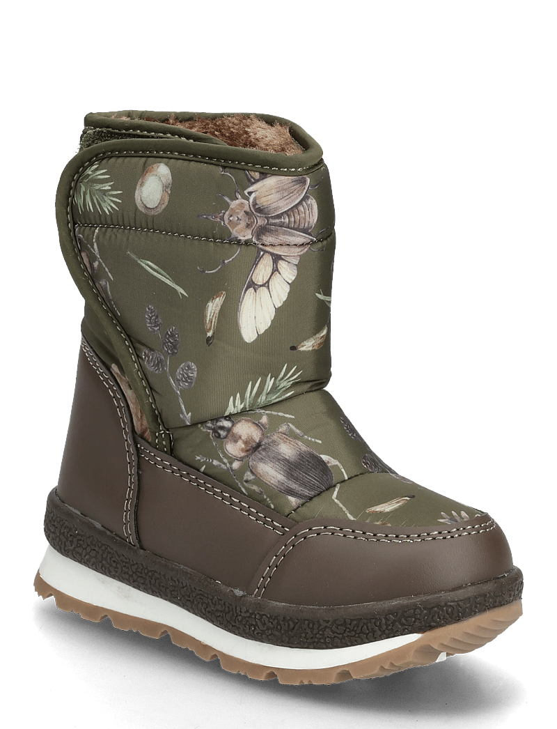 mikk-line - Winter Boot Padded - vinterstøvler - burnt olive - 0