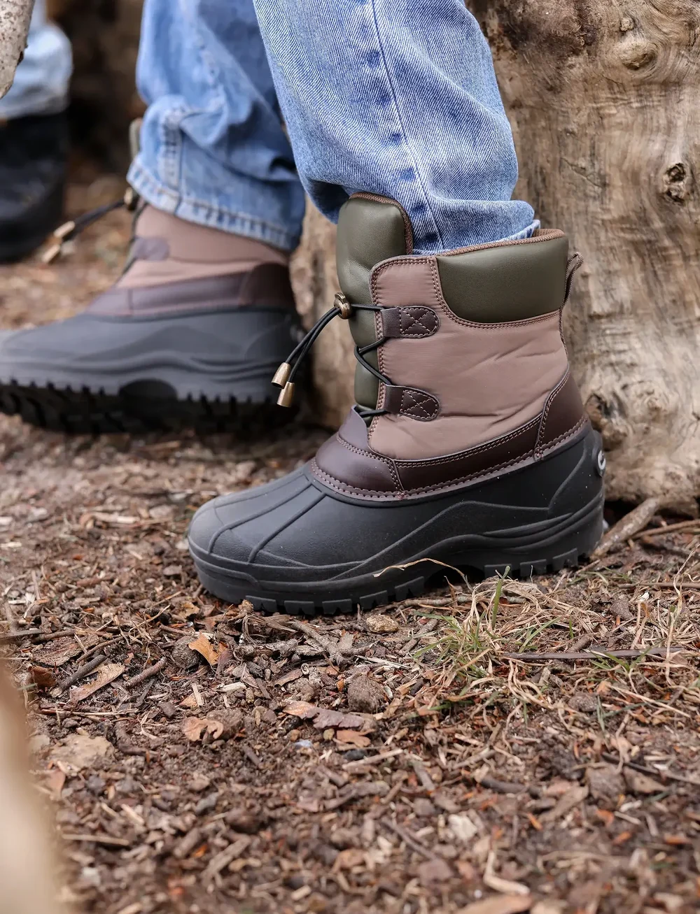 mikk-line - Winter Boot - vinterstövlar - chocolate chip - 5