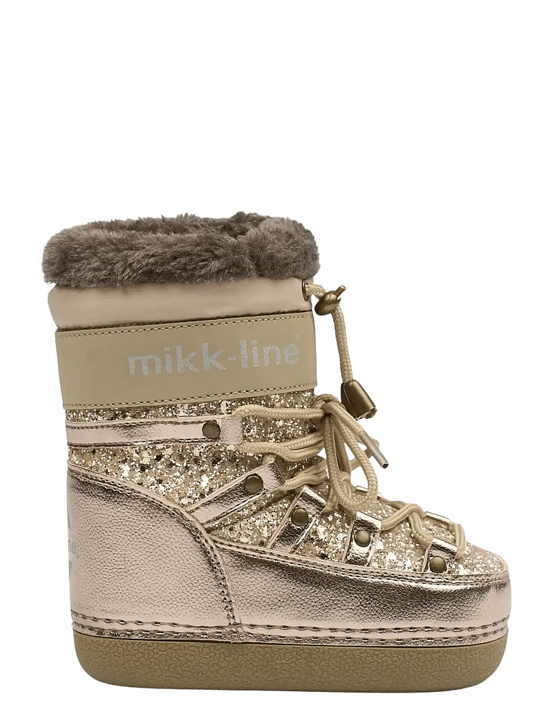 mikk-line - Snow Boot Glitter - talvesaapad - champagne glitter - 1