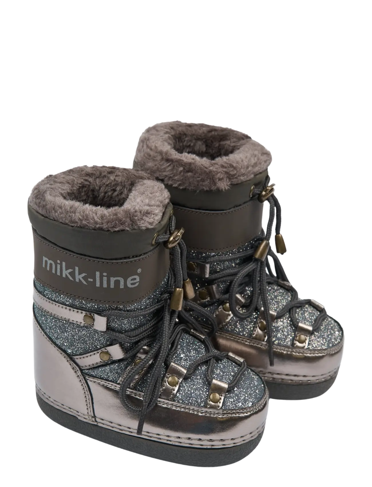 mikk-line Snow Boot Glitter - mikk-line - DARK SHADOW / grey