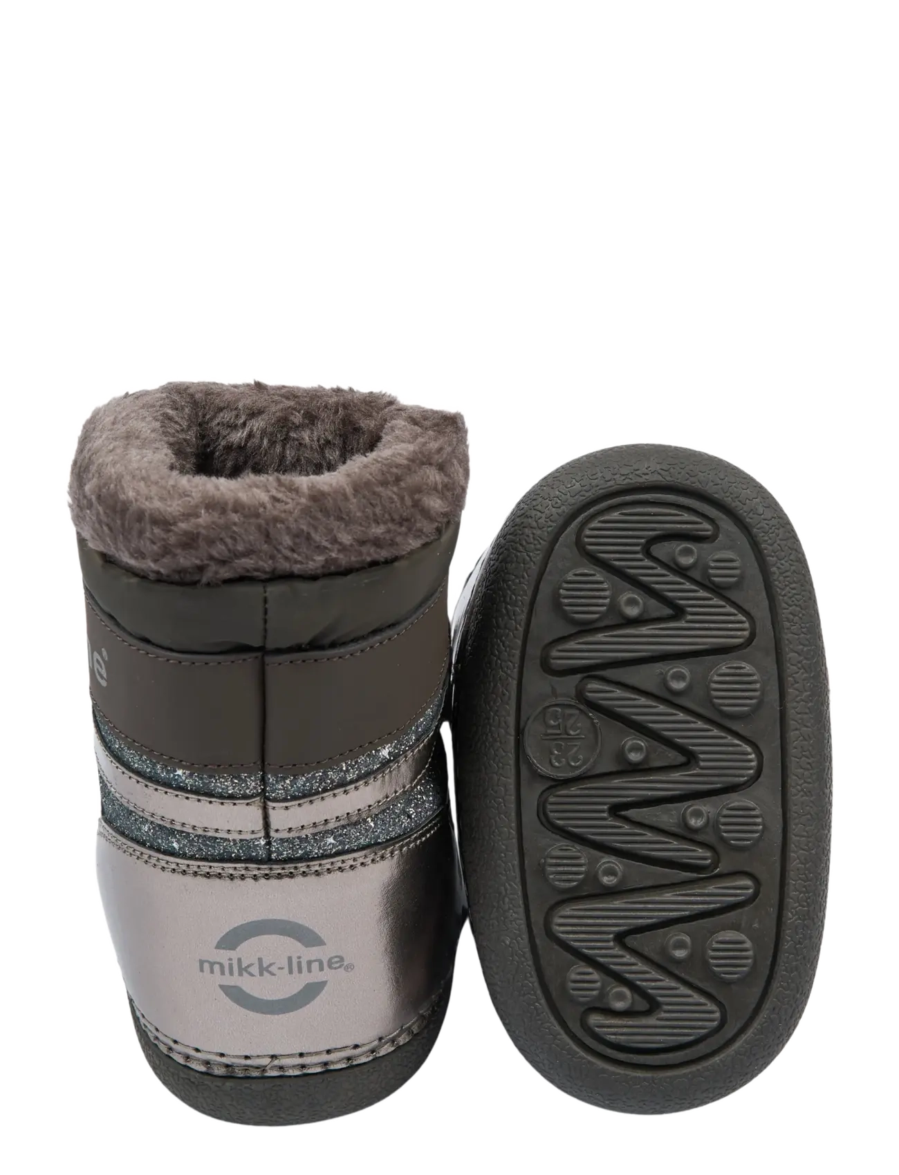 mikk-line - Snow Boot Glitter - winterstiefel - dark shadow - 2