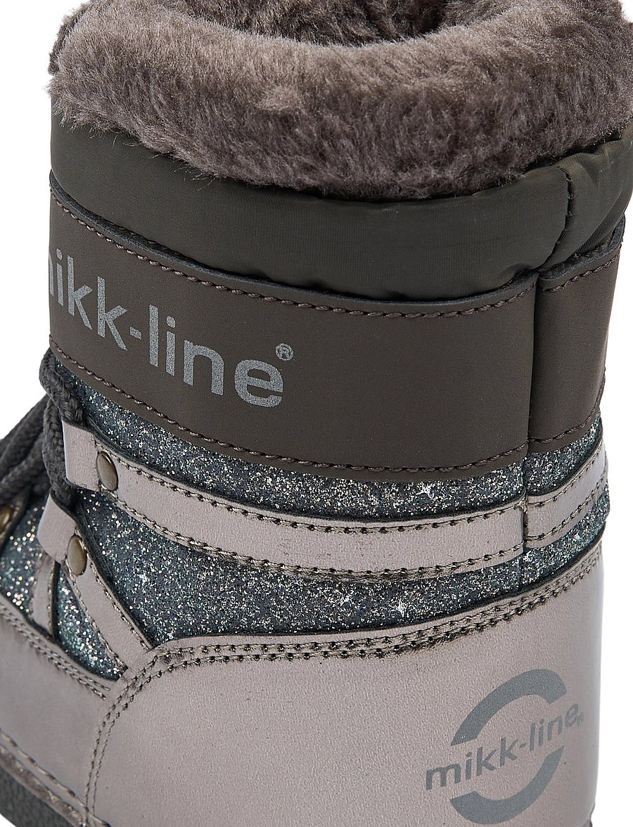 mikk-line - Snow Boot Glitter - winterstiefel - dark shadow - 5