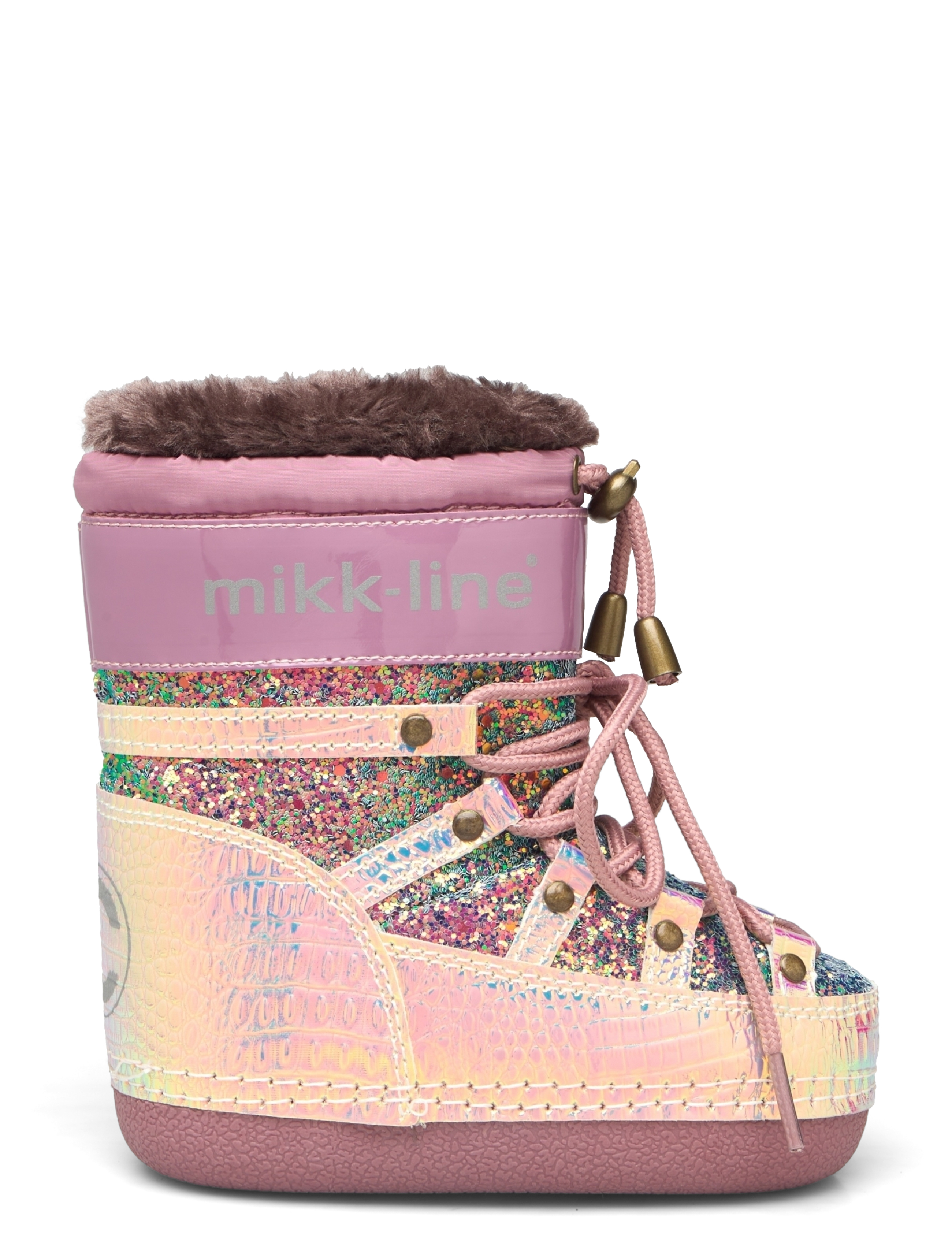 mikk-line - Snow Boot Glitter - sügisjalanõud - rose brown - 2