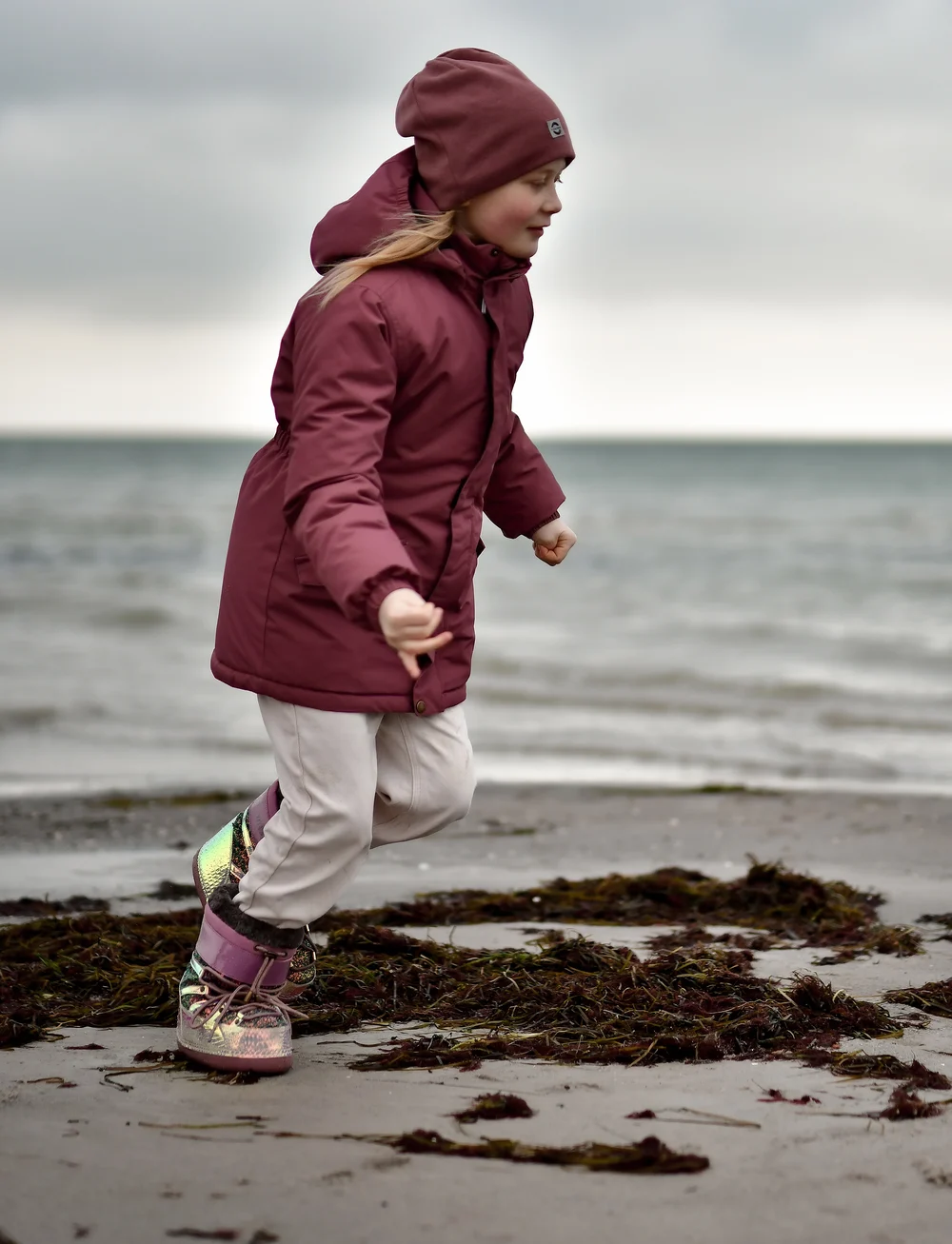 mikk-line - Snow Boot Glitter - vinterstövlar - rose brown - 0