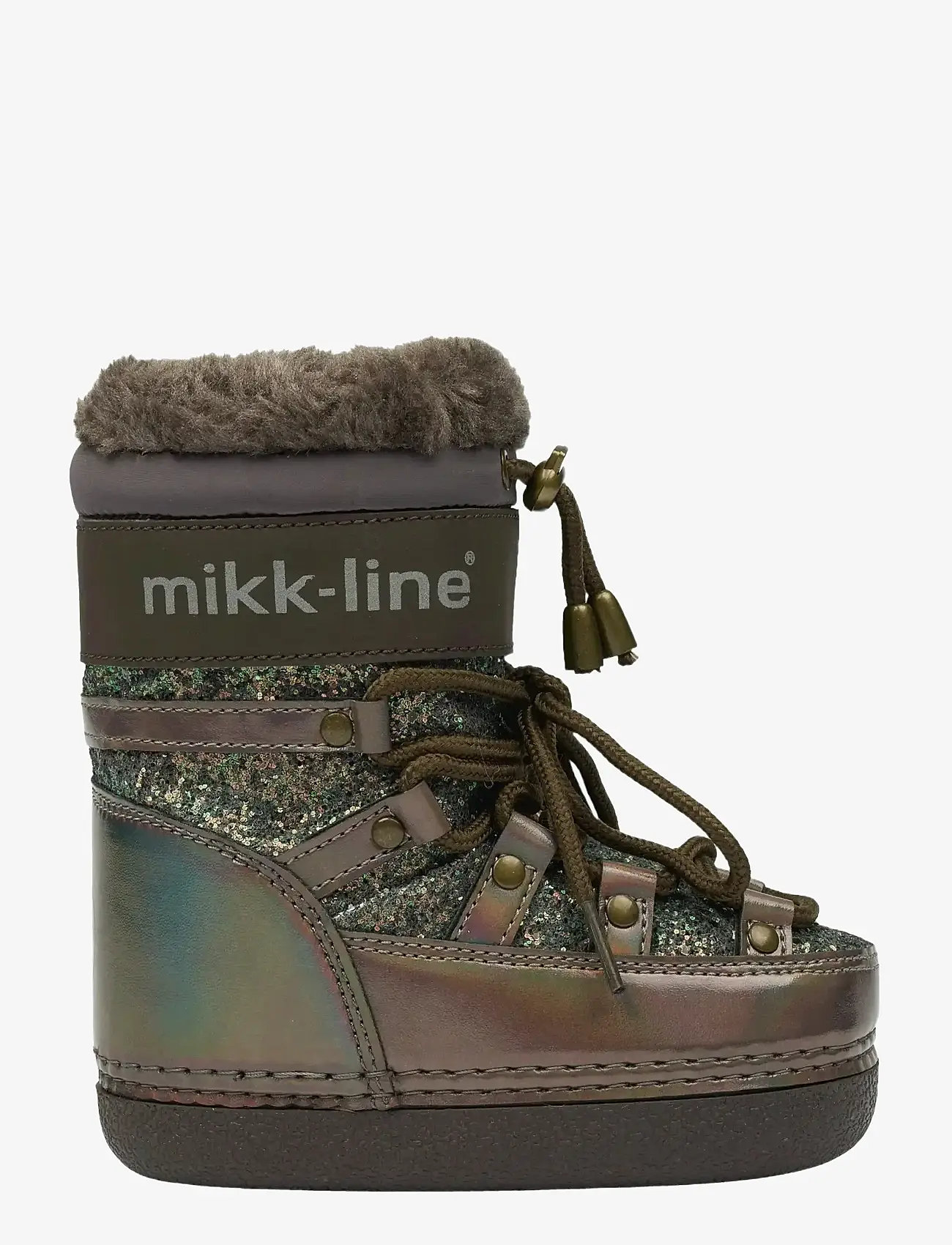 mikk-line - Snow Boot Glitter - herbstschuhe - sparrow - 1