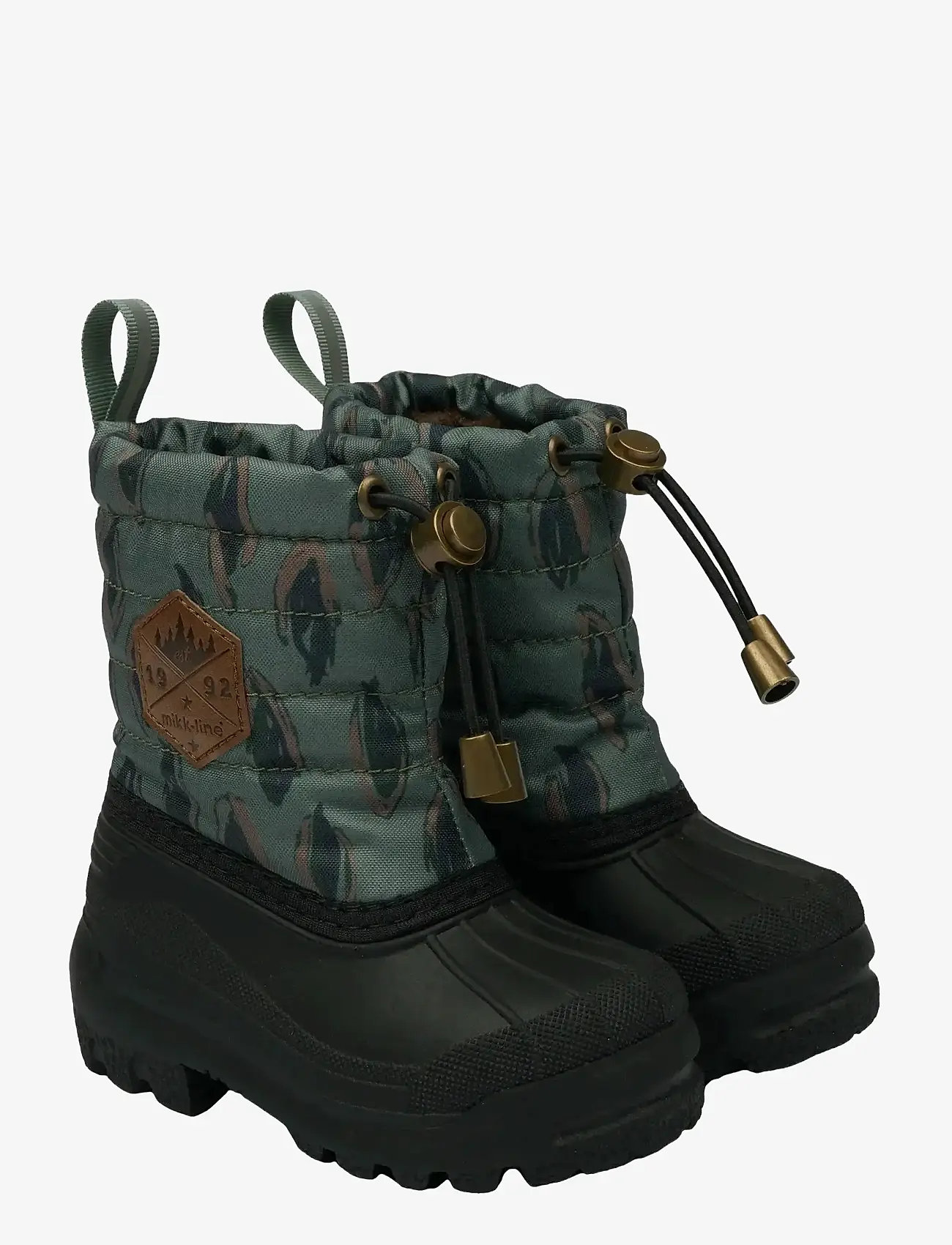 mikk-line - Winter Boot AOP - efterårssko - balsam green - 0
