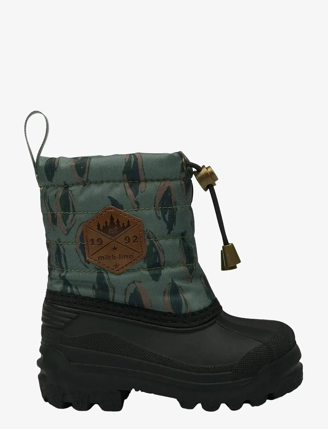 mikk-line - Winter Boot AOP - efterårssko - balsam green - 1
