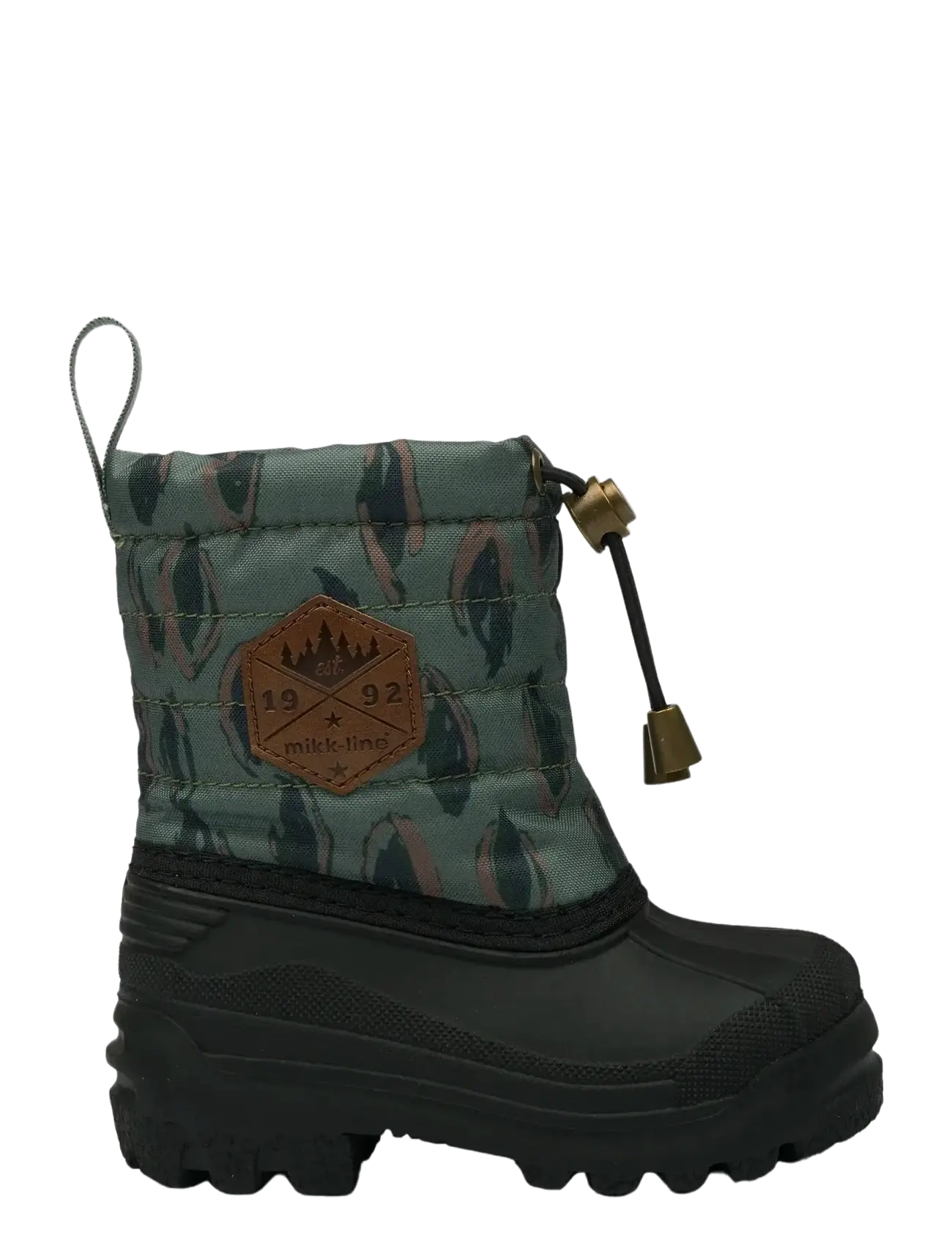 mikk-line - Winter Boot AOP - herbstschuhe - balsam green - 1