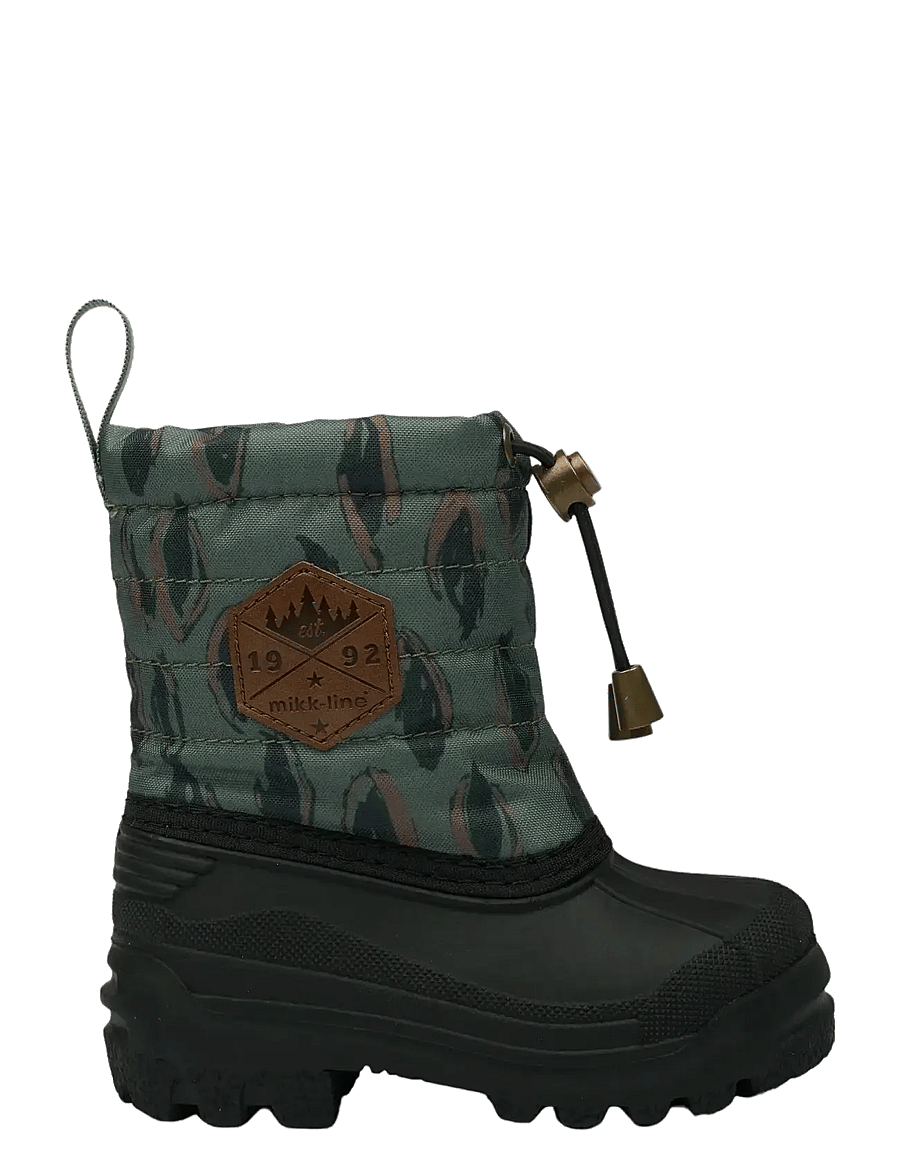 mikk-line - Winter Boot AOP - vinterstøvler - balsam green - 1