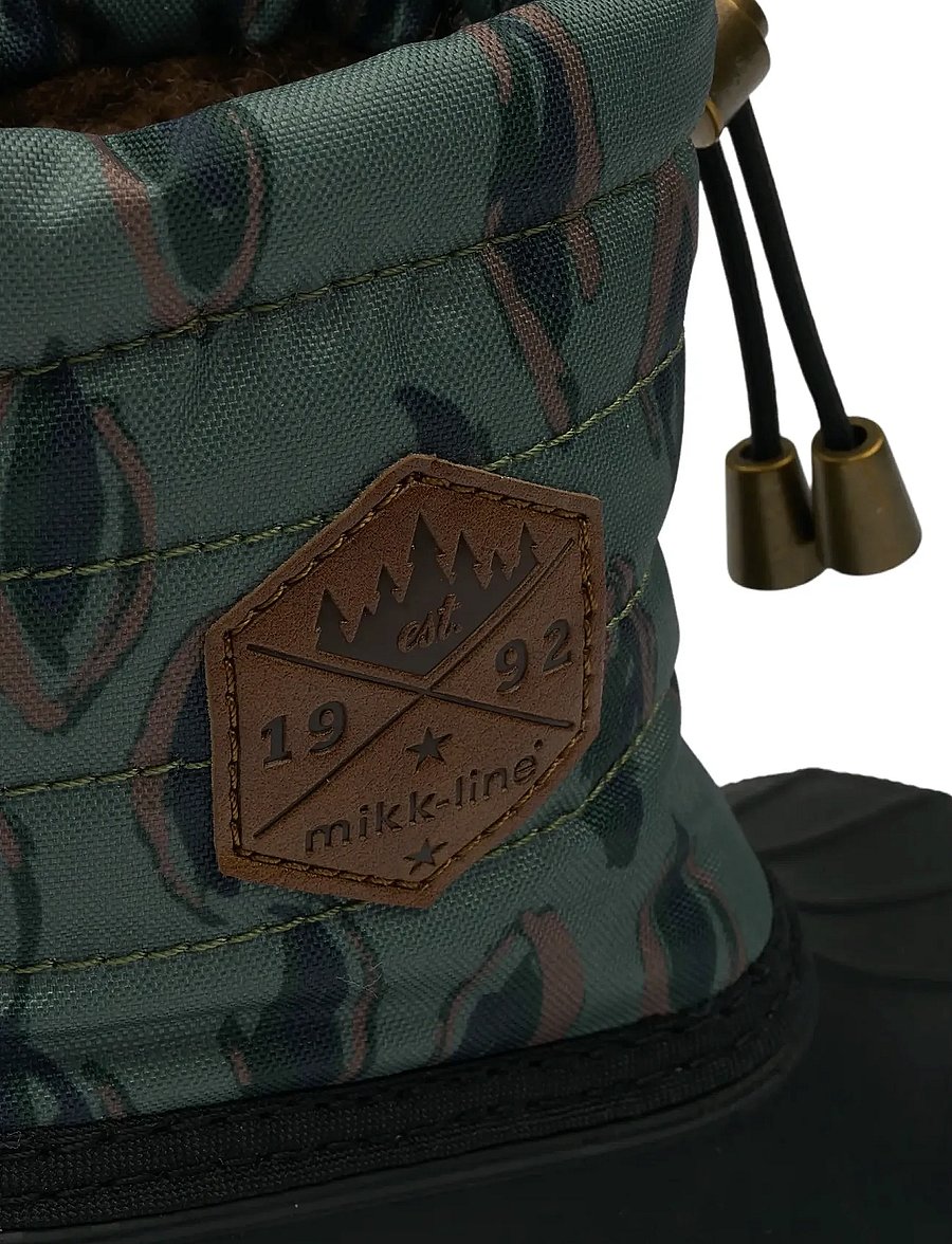 mikk-line - Winter Boot AOP - vinterstøvler - balsam green - 3