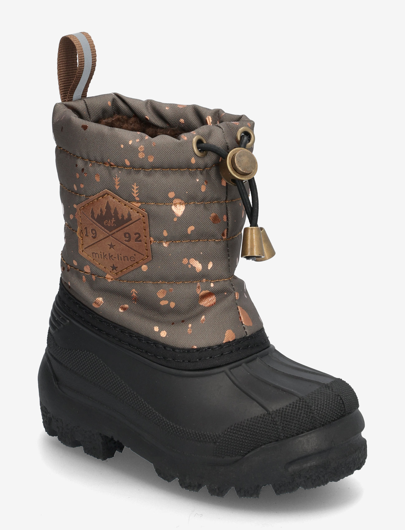 mikk-line - Winter Boot AOP - efterårssko - chocolate chip - 0