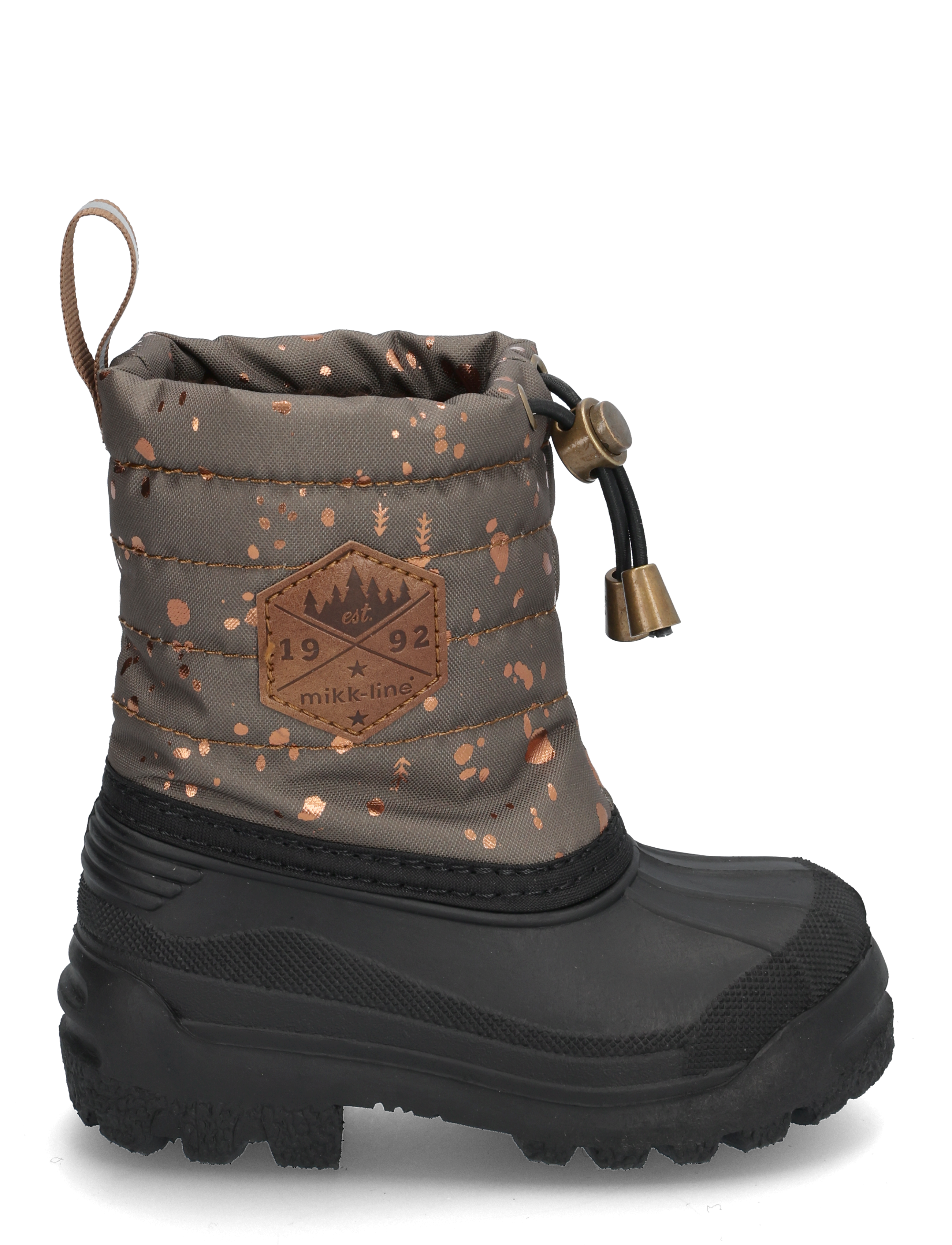 mikk-line - Winter Boot AOP - höstskor - chocolate chip - 1