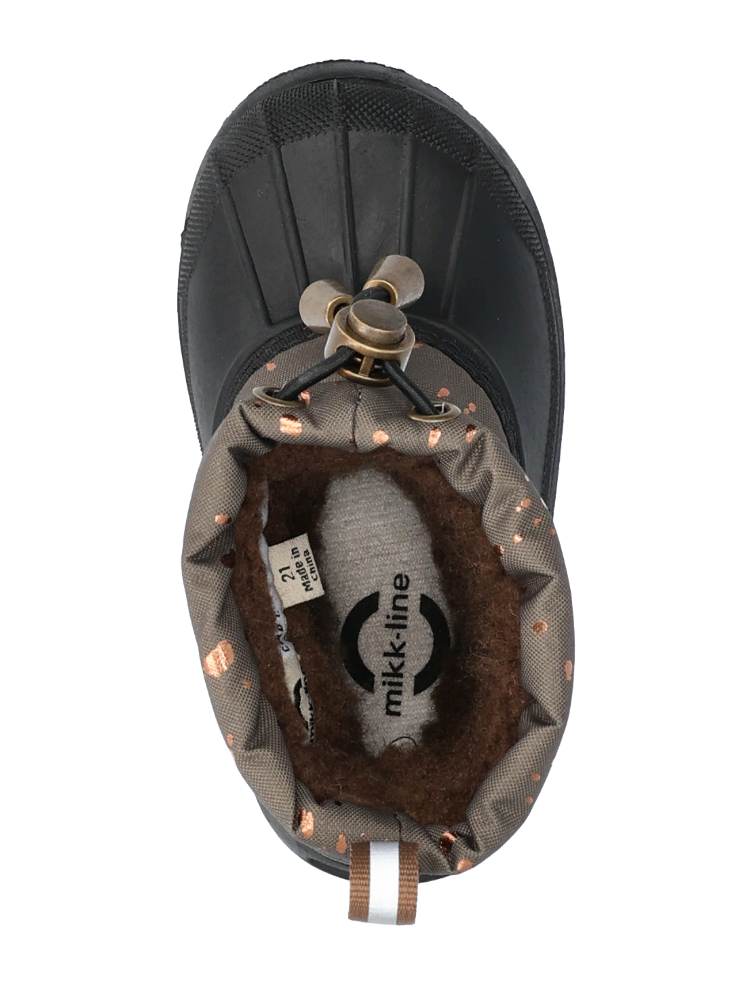 mikk-line - Winter Boot AOP - höstskor - chocolate chip - 3