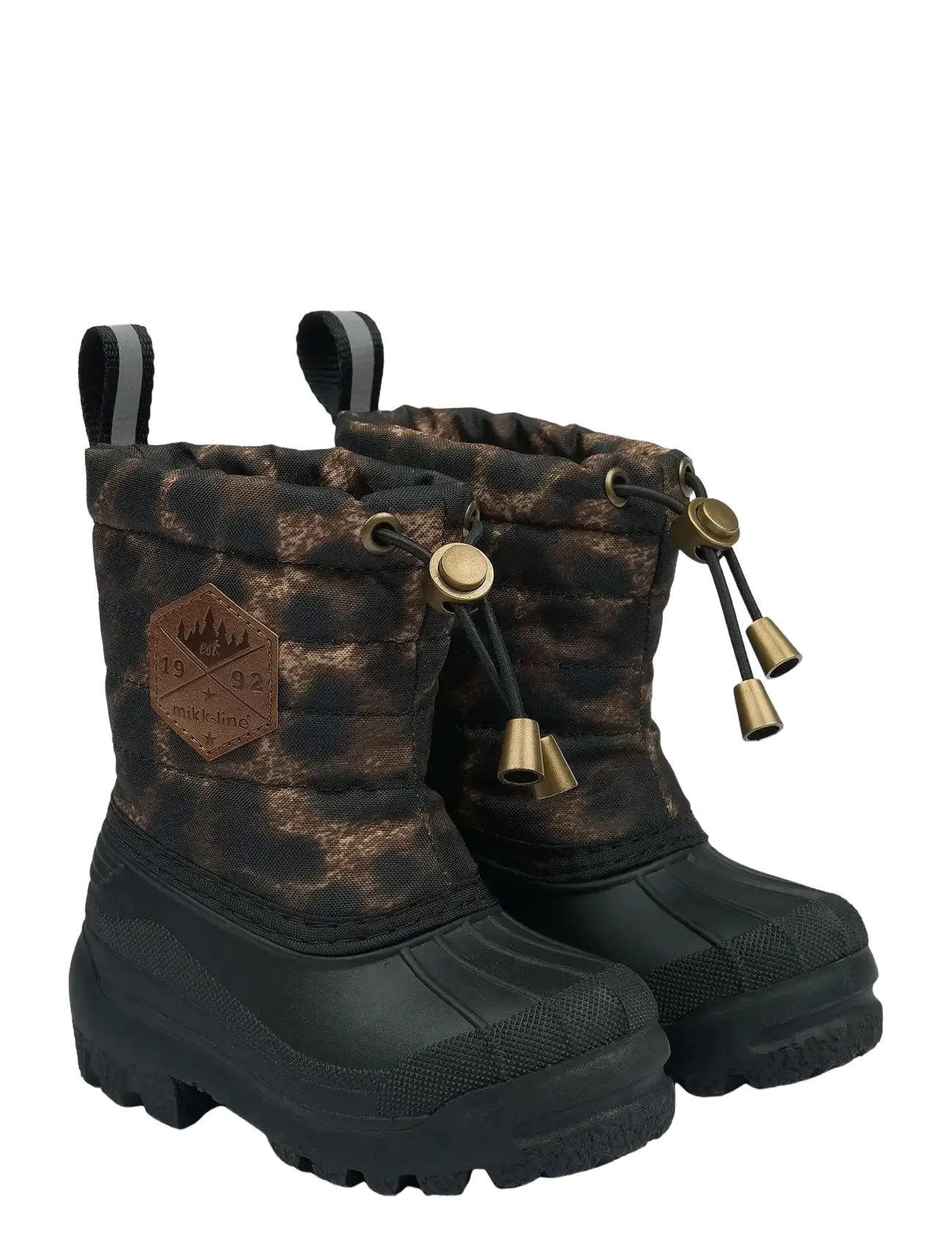 mikk-line Winter Boot Aop, 24, Boots, Braun - Winterboots Pull On, Kinder
