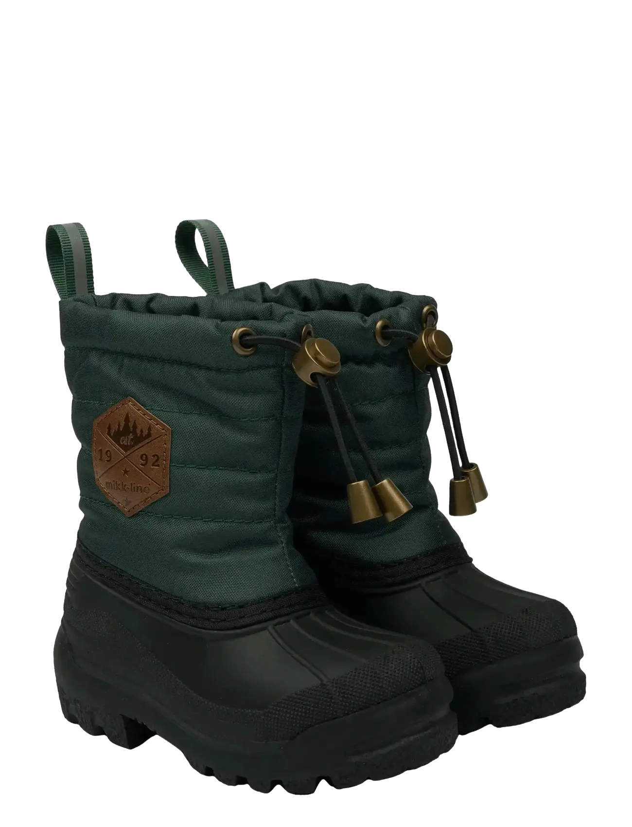 mikk-line Winter Boot Rubber, 28, Boots, Khakigrün - Winterboots Pull On, Kinder