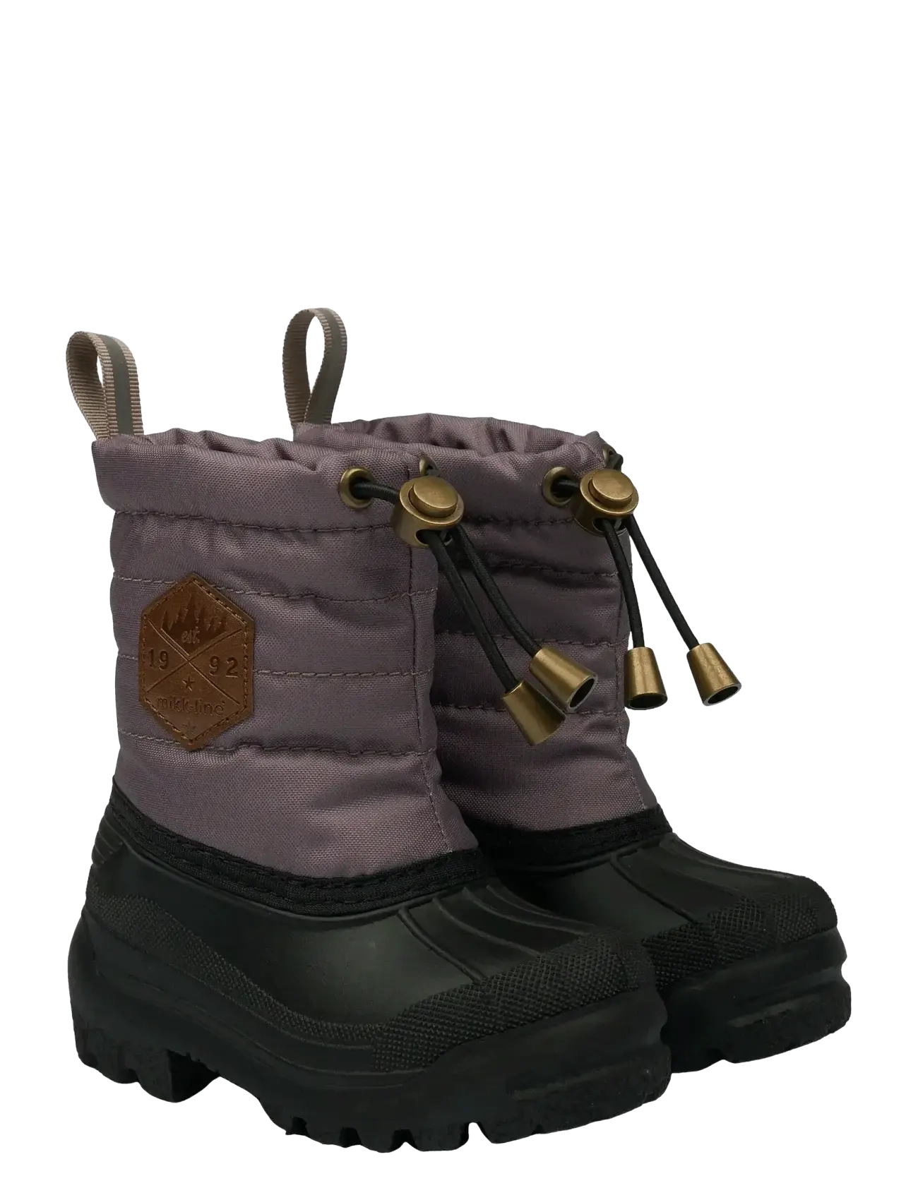 mikk-line Winter Boot Rubber, 24, Boots, Schwarz - Winterboots Pull On, Kinder