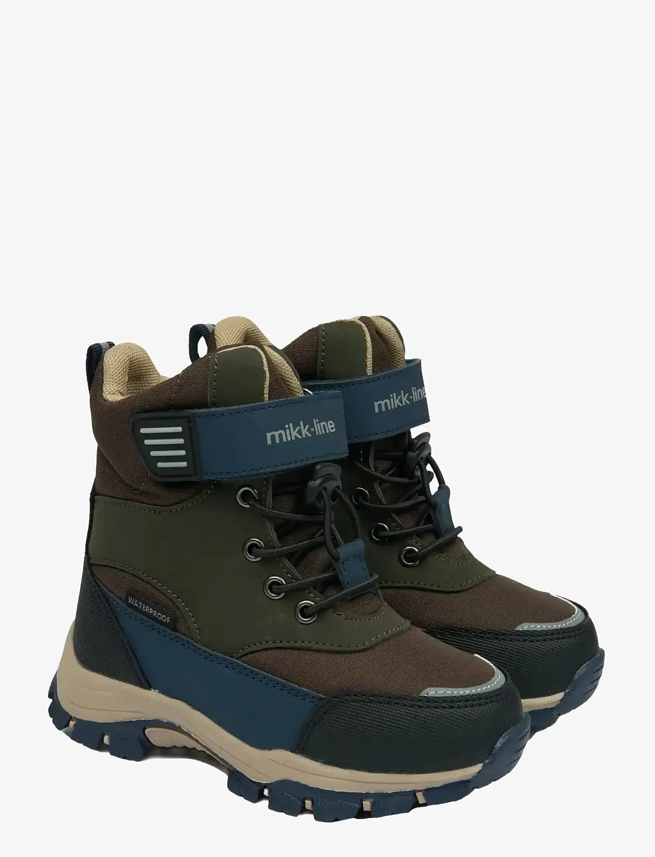 mikk-line - Winter Boot Tex Velcro - vinterstøvler - chocolate chip - 1