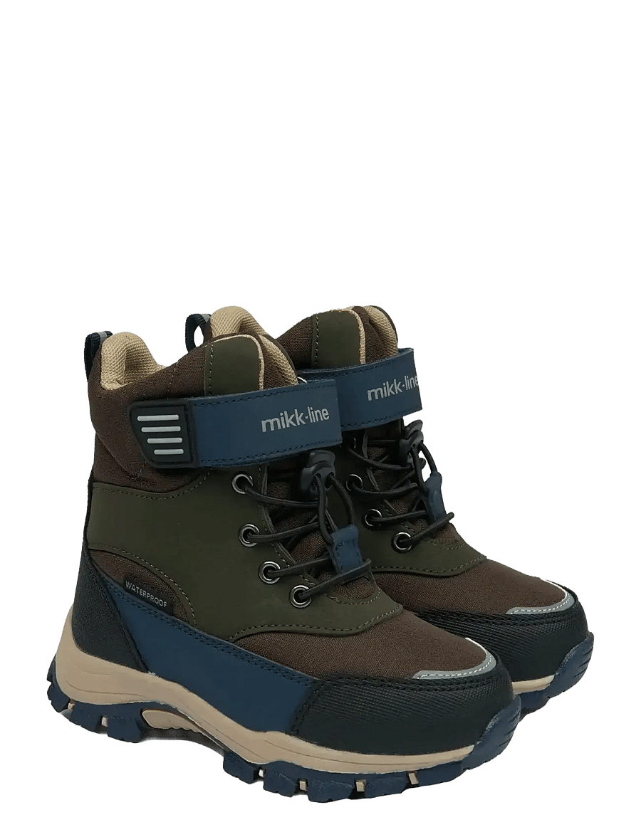 mikk-line - Winter Boot Tex Velcro - bottes d'hiver - chocolate chip - 1
