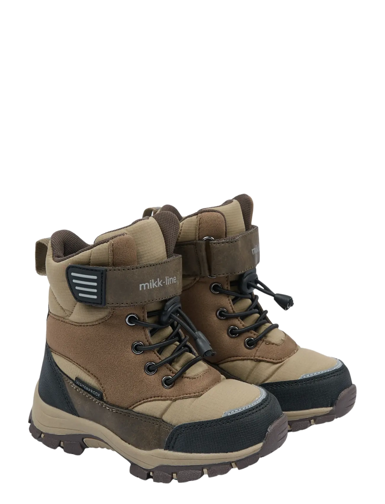 mikk-line Winter Boot Tex Velcro - Winter boots - FALCON / brown