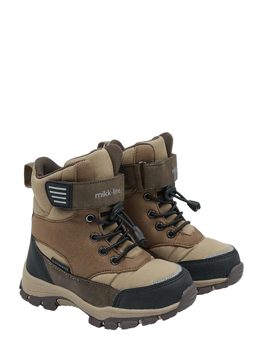 mikk-line - Winter Boot Tex Velcro - falcon - 0