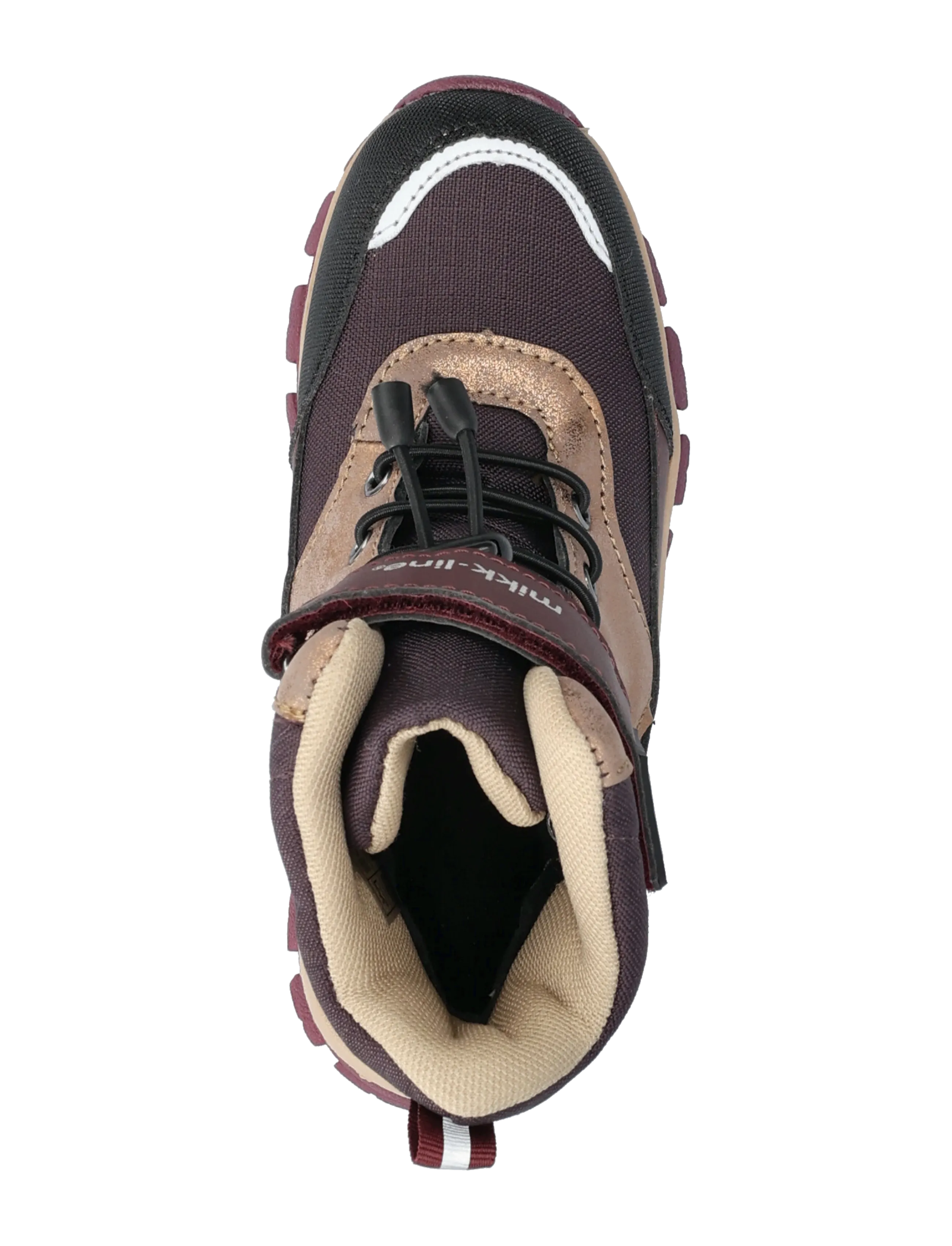 mikk-line - Winter Boot Tex Velcro - raisin - 3