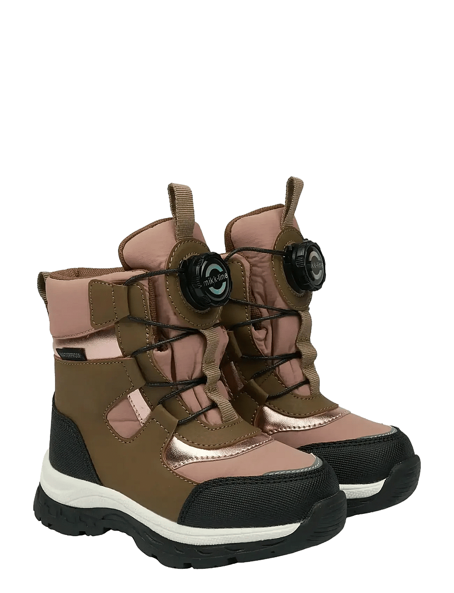 mikk-line - Winter Boot Tex Spin - winterstiefel - burlwood - 1