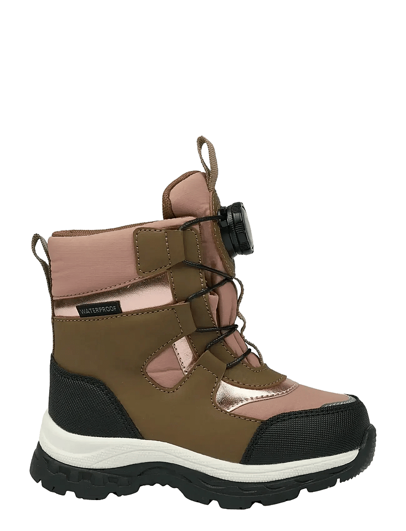 mikk-line - Winter Boot Tex Spin - vinterstövlar - burlwood - 2