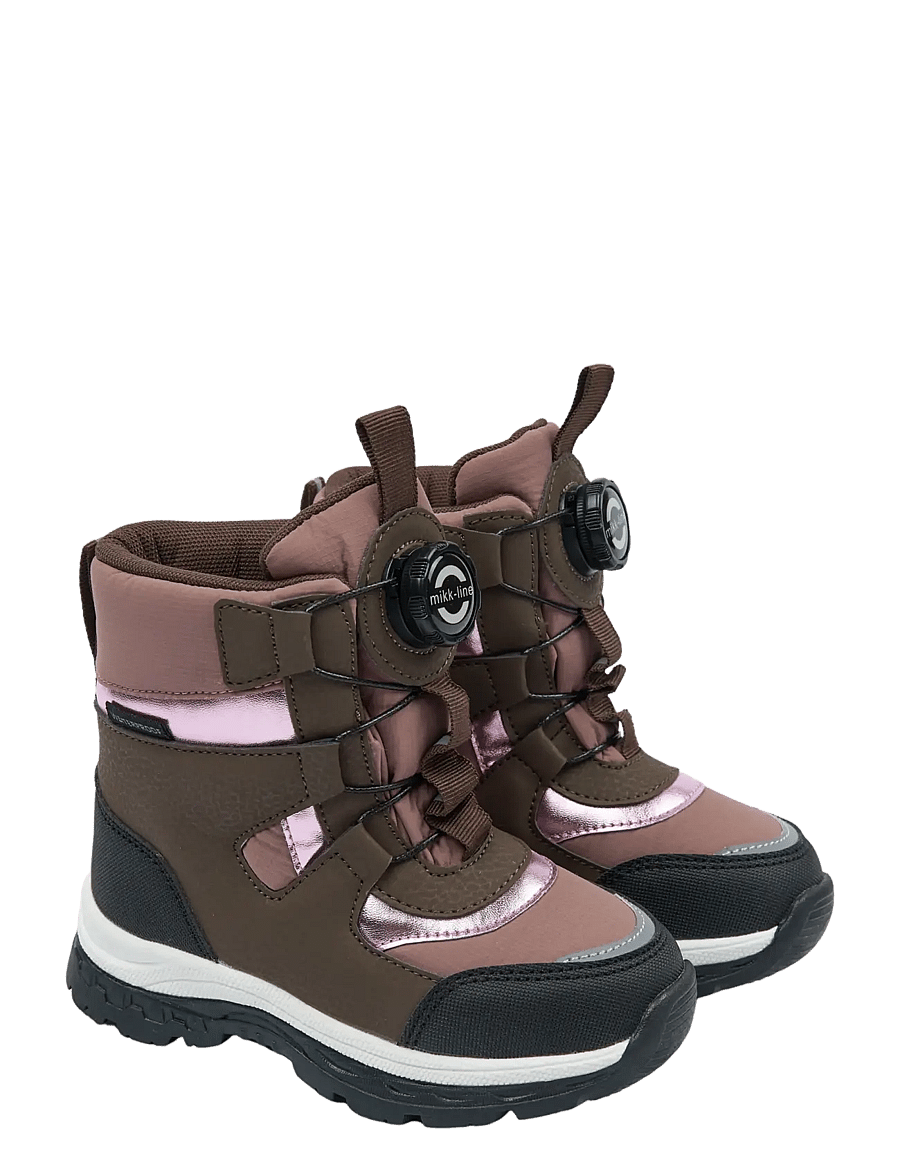 mikk-line - Winter Boot Tex Spin - winterstiefel - twilight mauve - 0