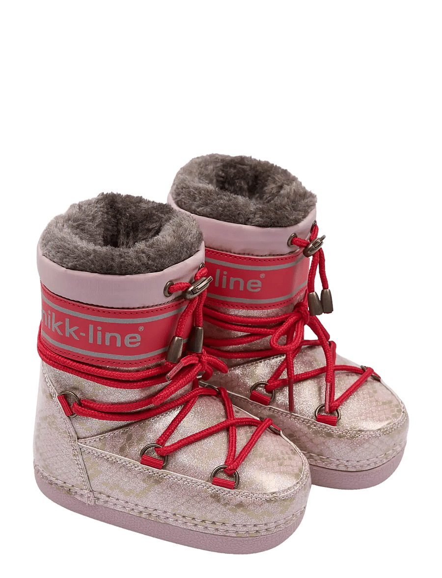 mikk-line - Snow Boot Glitter Polished - adobe rose - 0