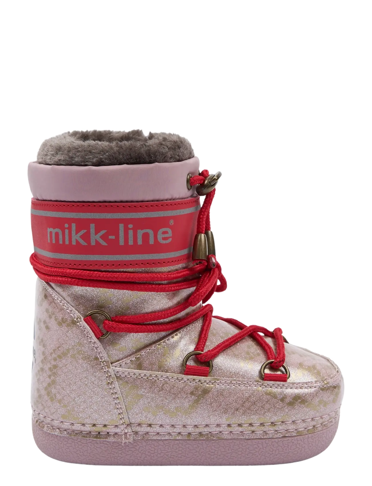 mikk-line - Snow Boot Glitter Polished - adobe rose - 1