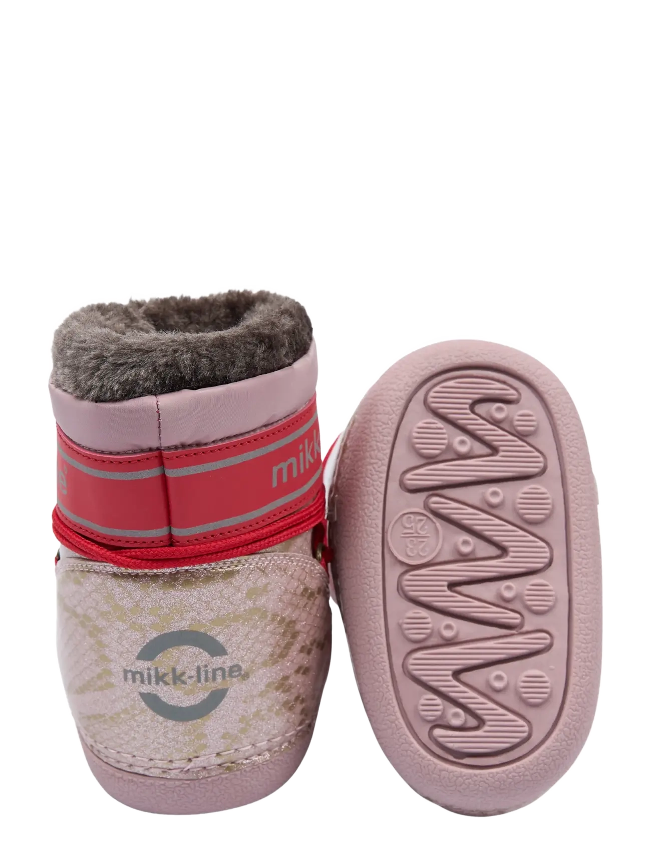 mikk-line - Snow Boot Glitter Polished - adobe rose - 2