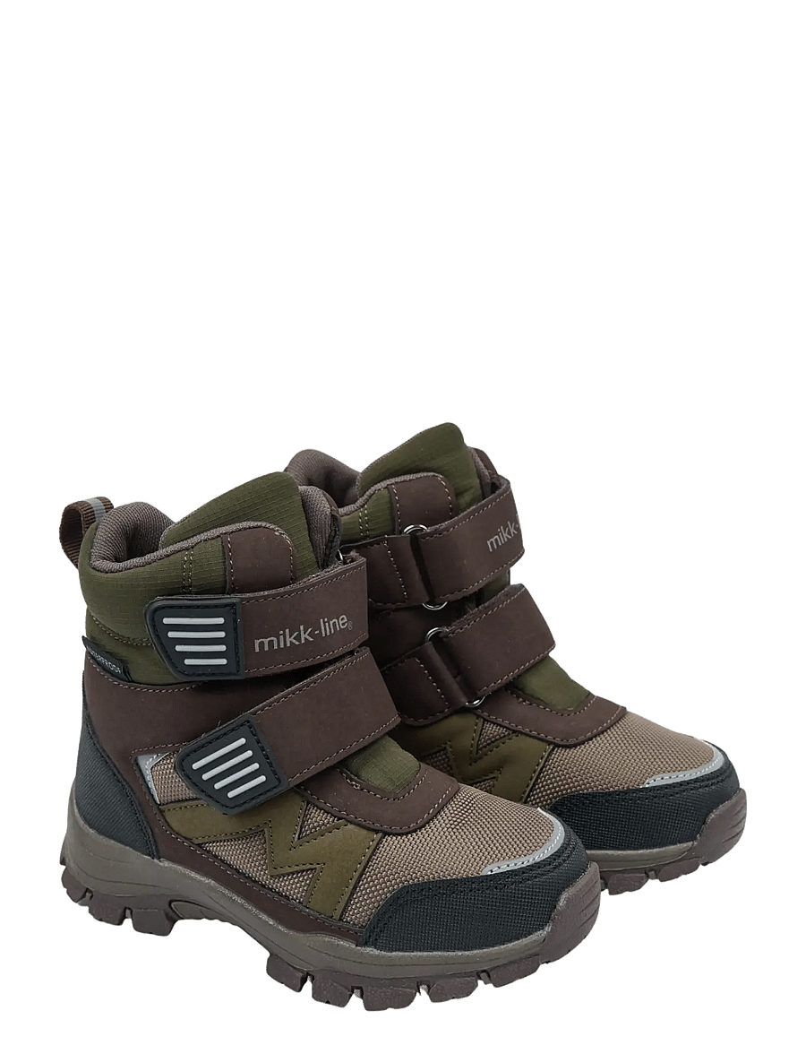 mikk-line - Winter Boot Tex Velcro - kombu green - 0